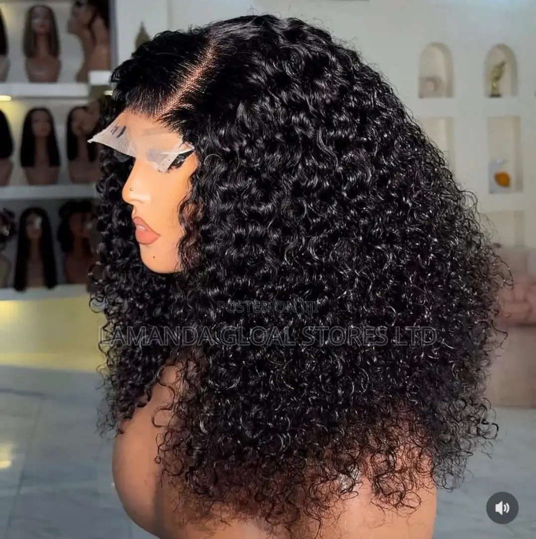 Full Closure SDD Jerry Curls Unit 18'inches Pure Human Hair