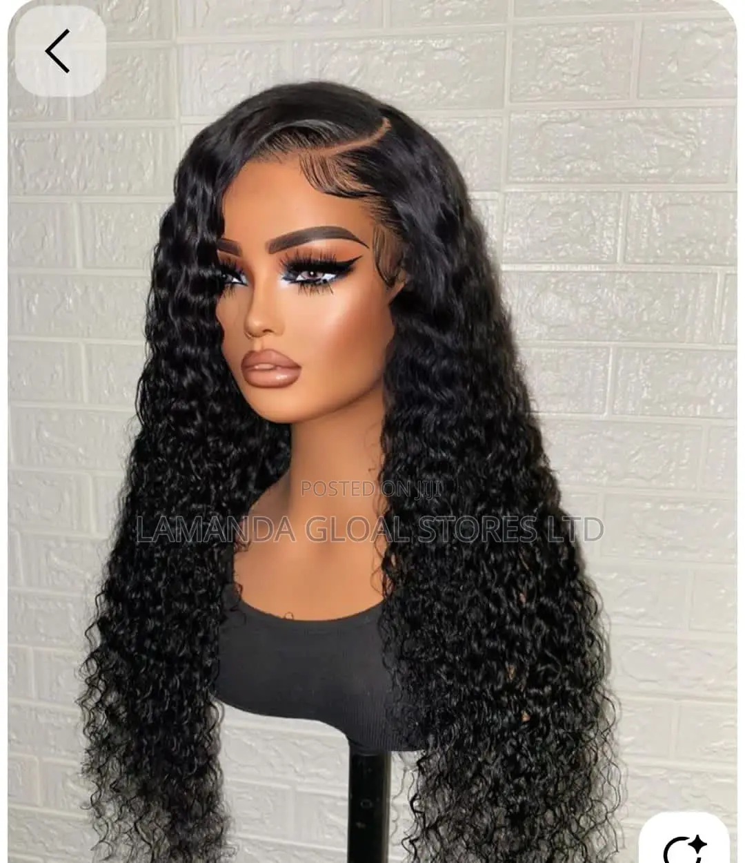 Full Frontal Jerry Curls Unit 30'inches Pure Human Hair