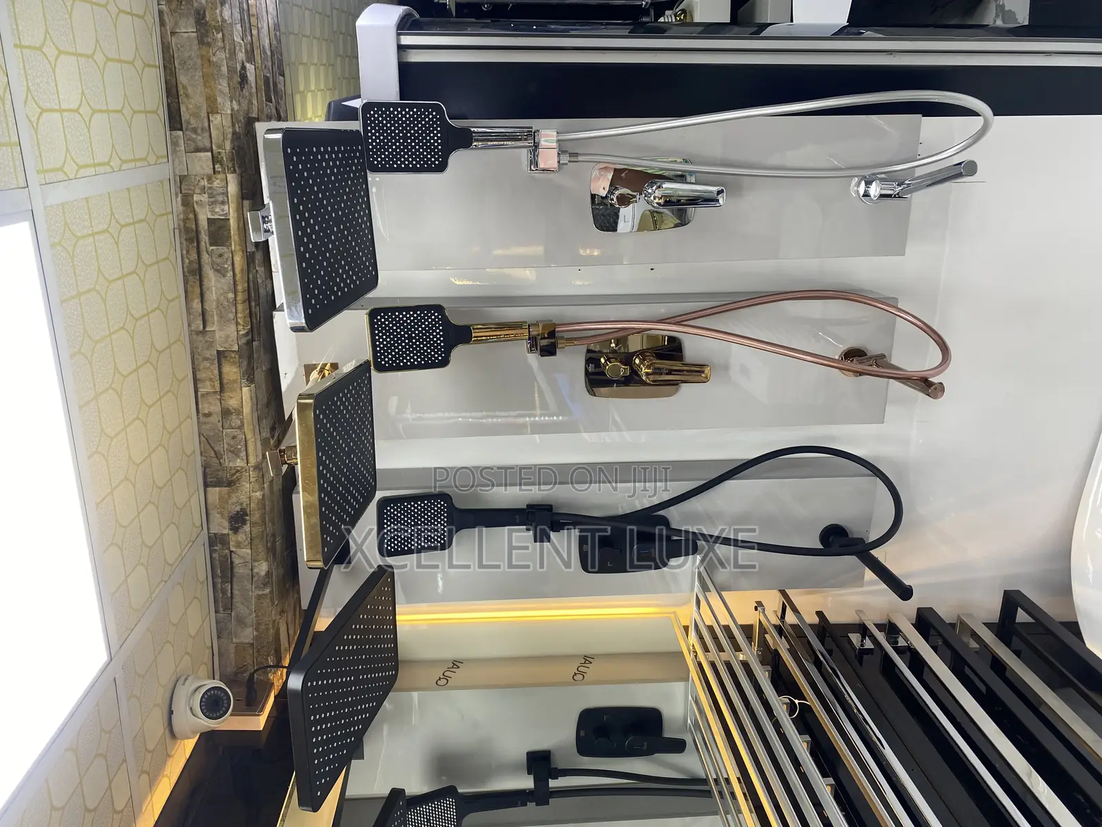 English 5ways Conduit Shower Set, Brass Engine for High Pressure
