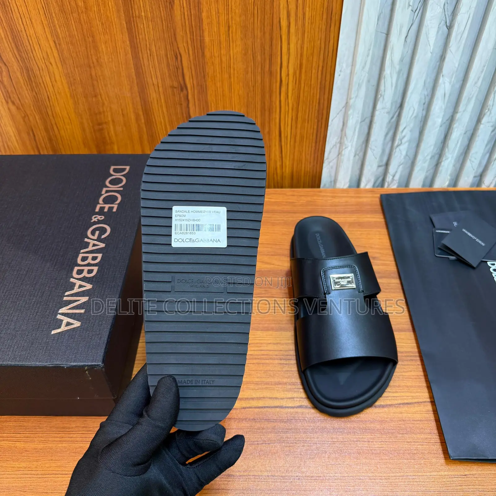 Dolce and Gabbana Calfskin Sandal. *Highest Quality*