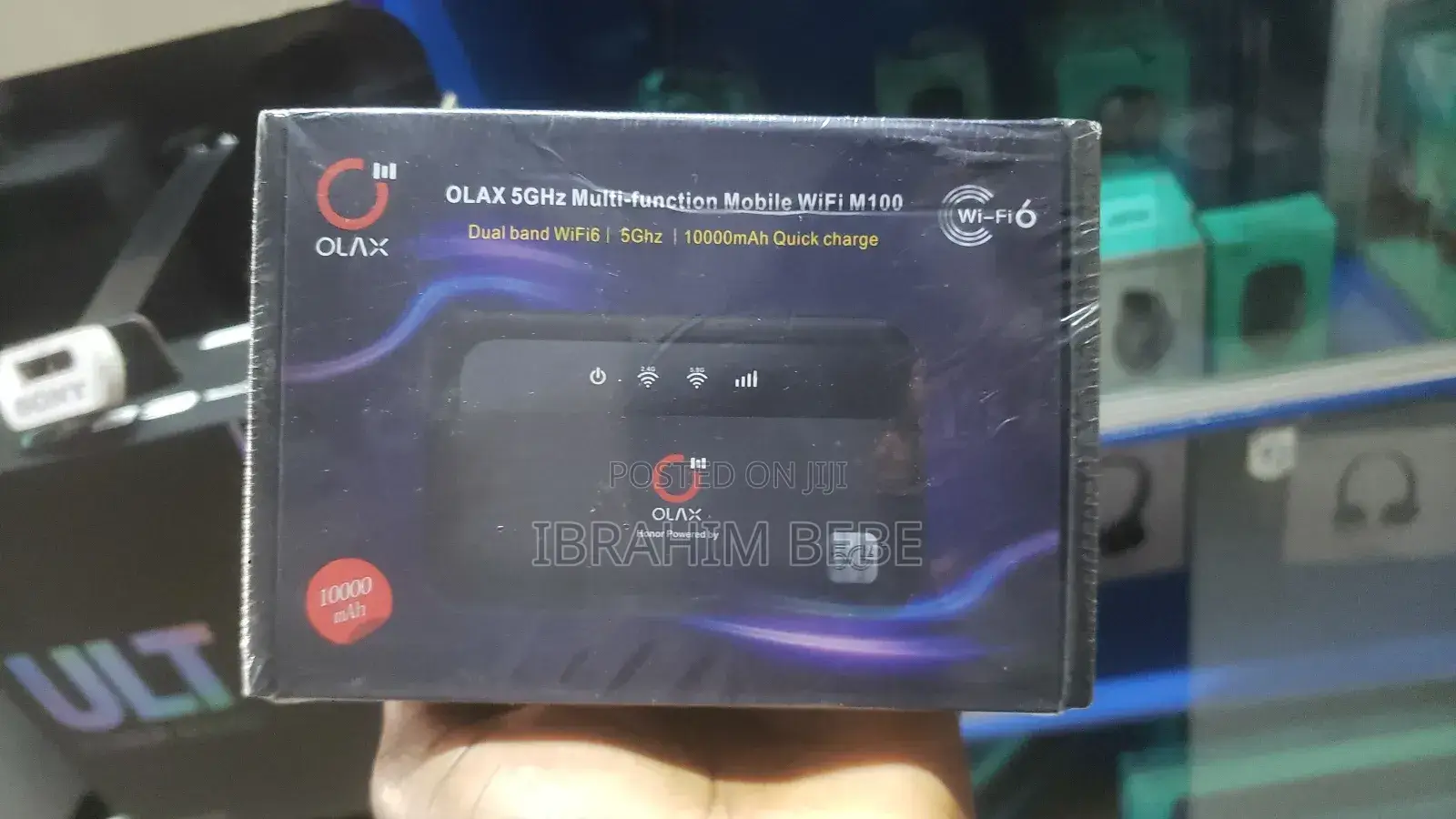 Olax 2 in 1 M100 10000mah Power Bank With Wfi 6 5g