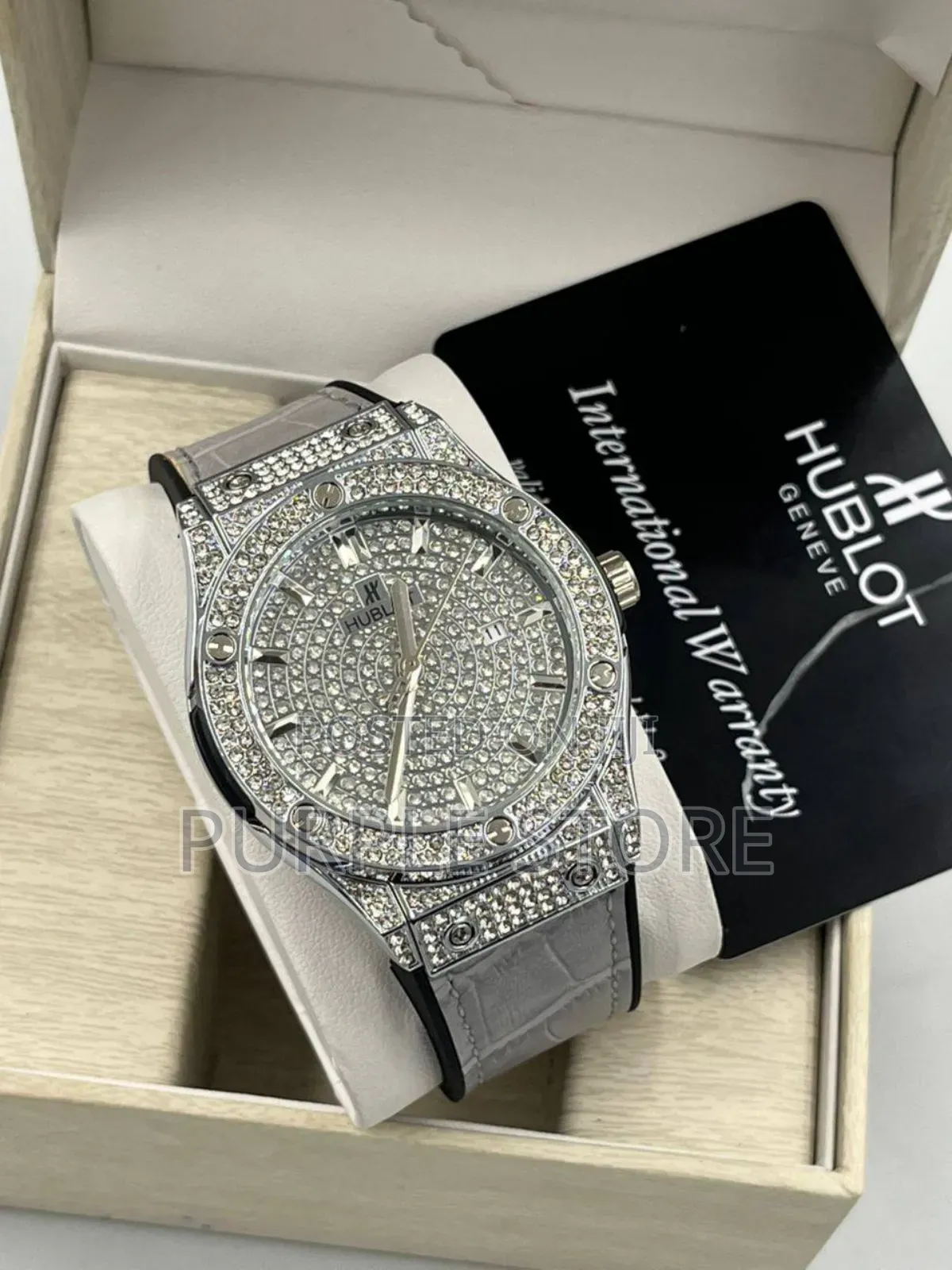 Hublot Full Iced Dial Wristwatch