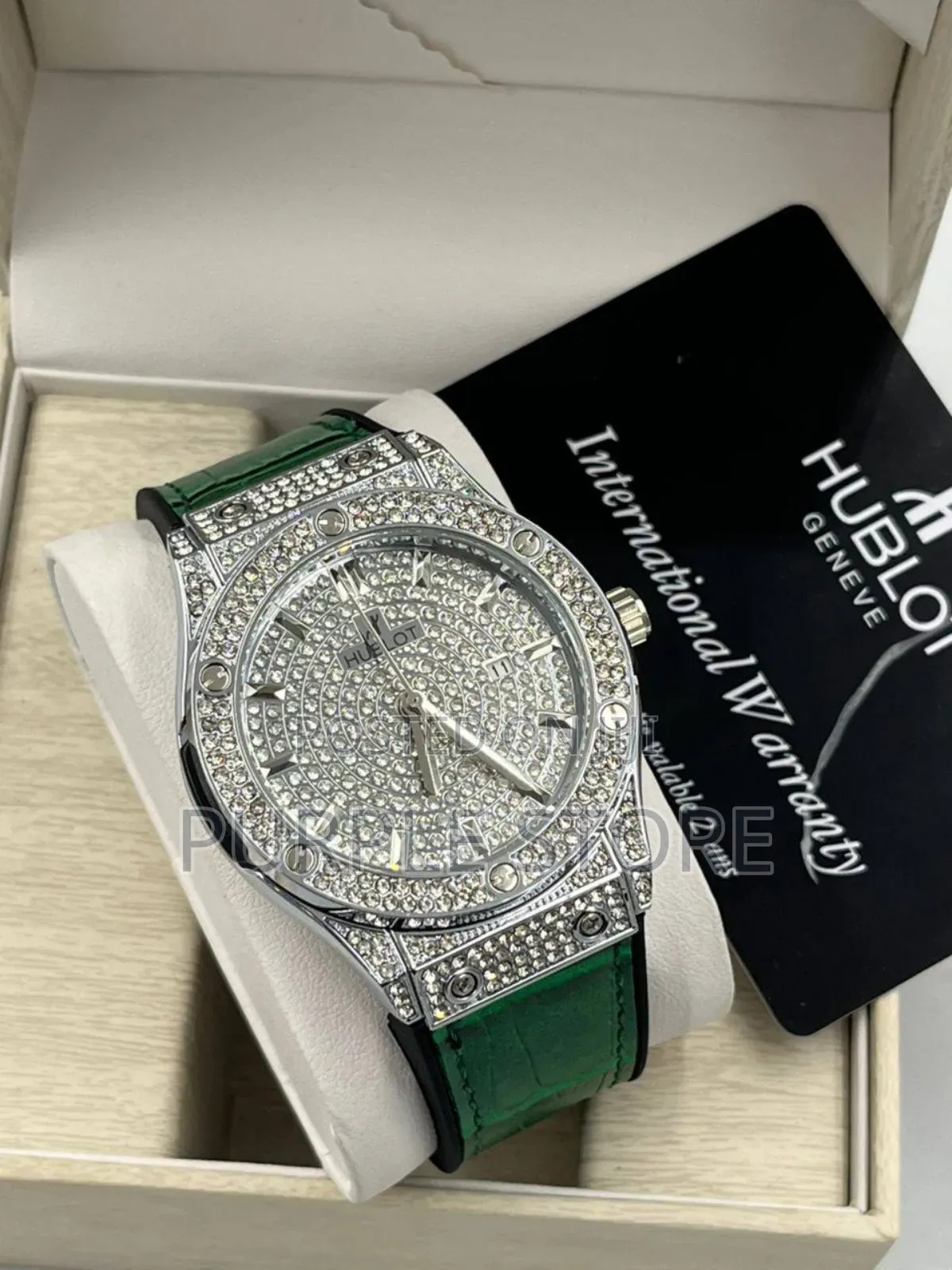 Hublot Full Iced Dial Wristwatch