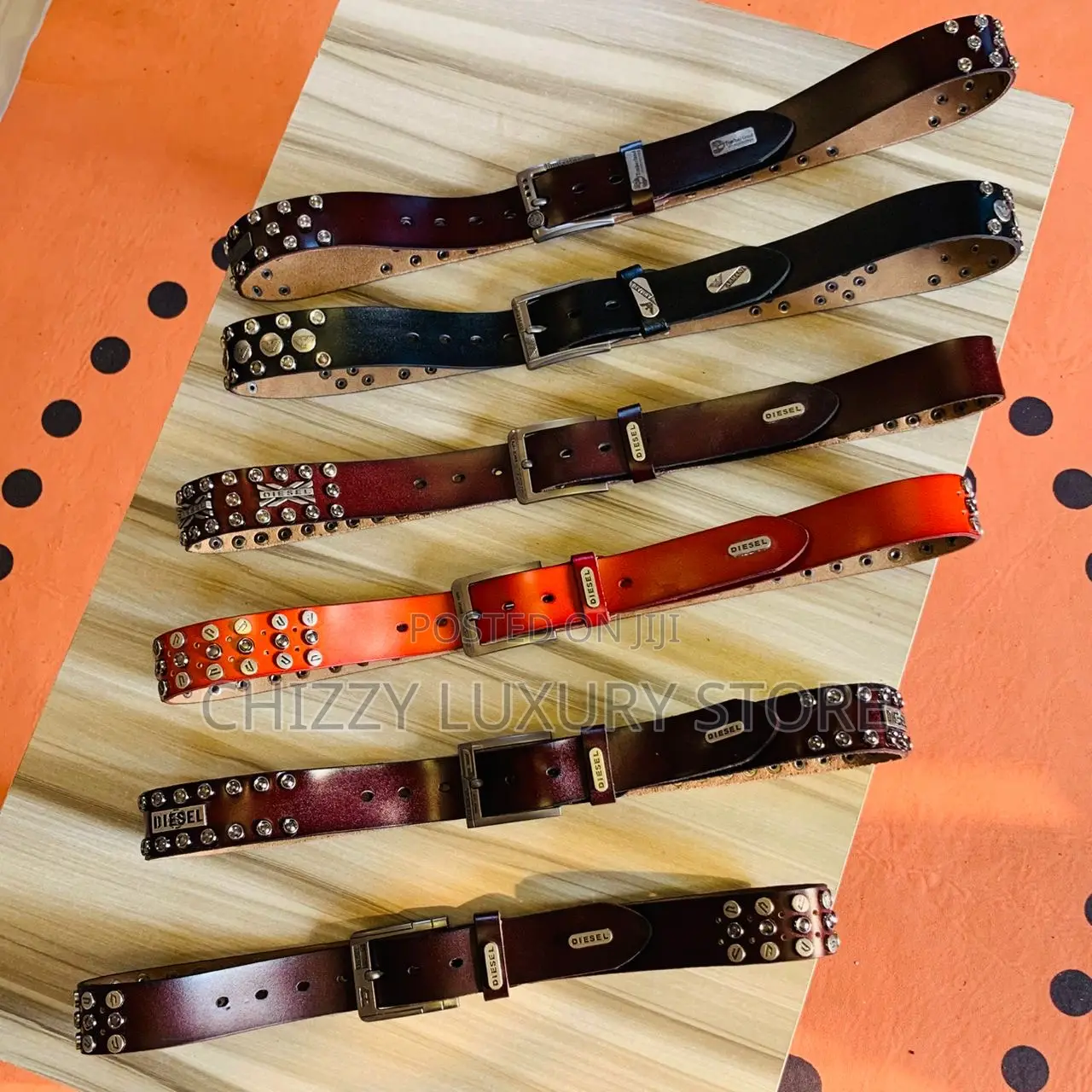 High Quality Luxury Men Genuine Leather Stuf Belts.