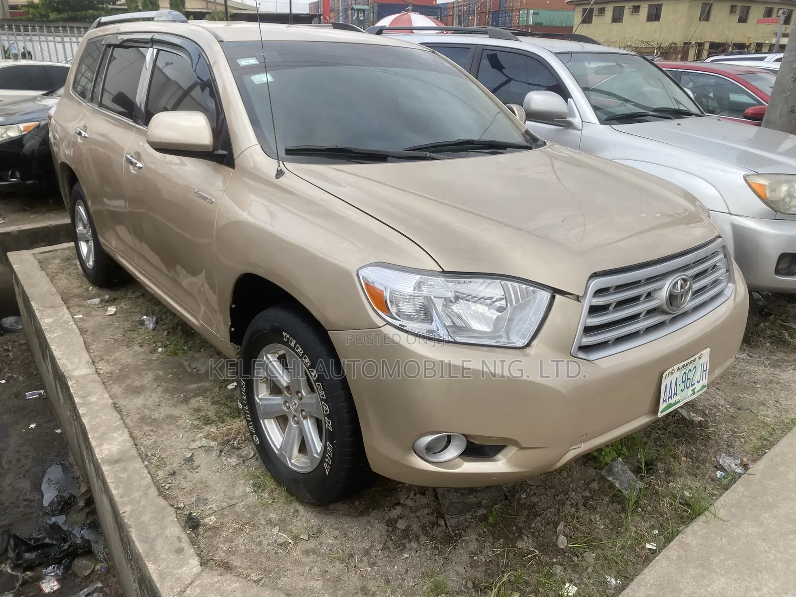 Toyota Highlander Limited 2008 Gold