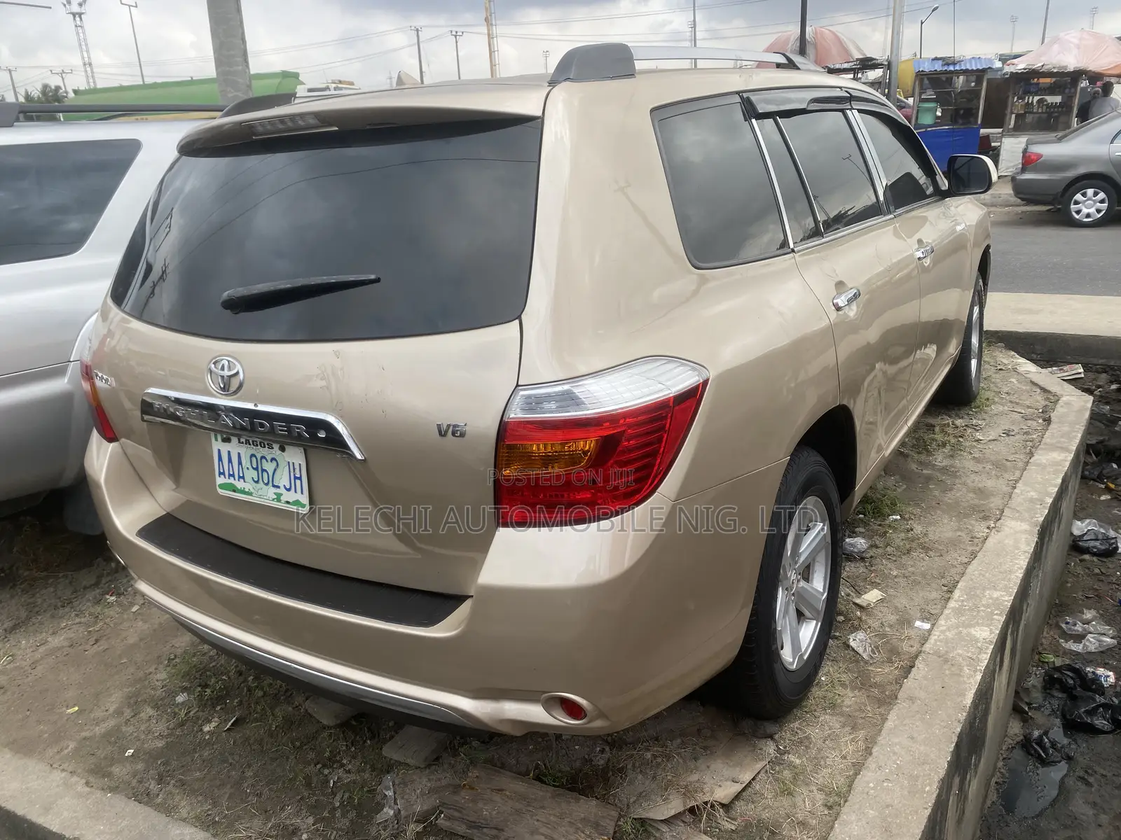 Toyota Highlander Limited 2008 Gold