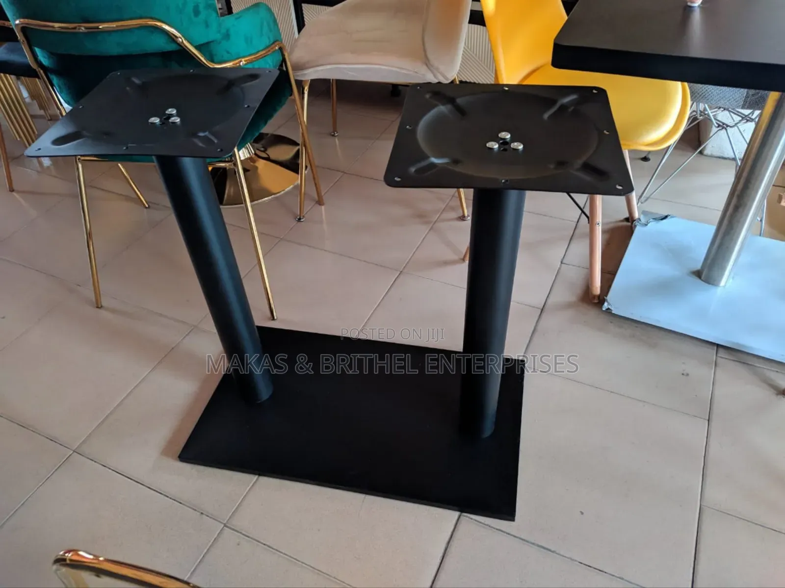Double Wood Top Table Leg