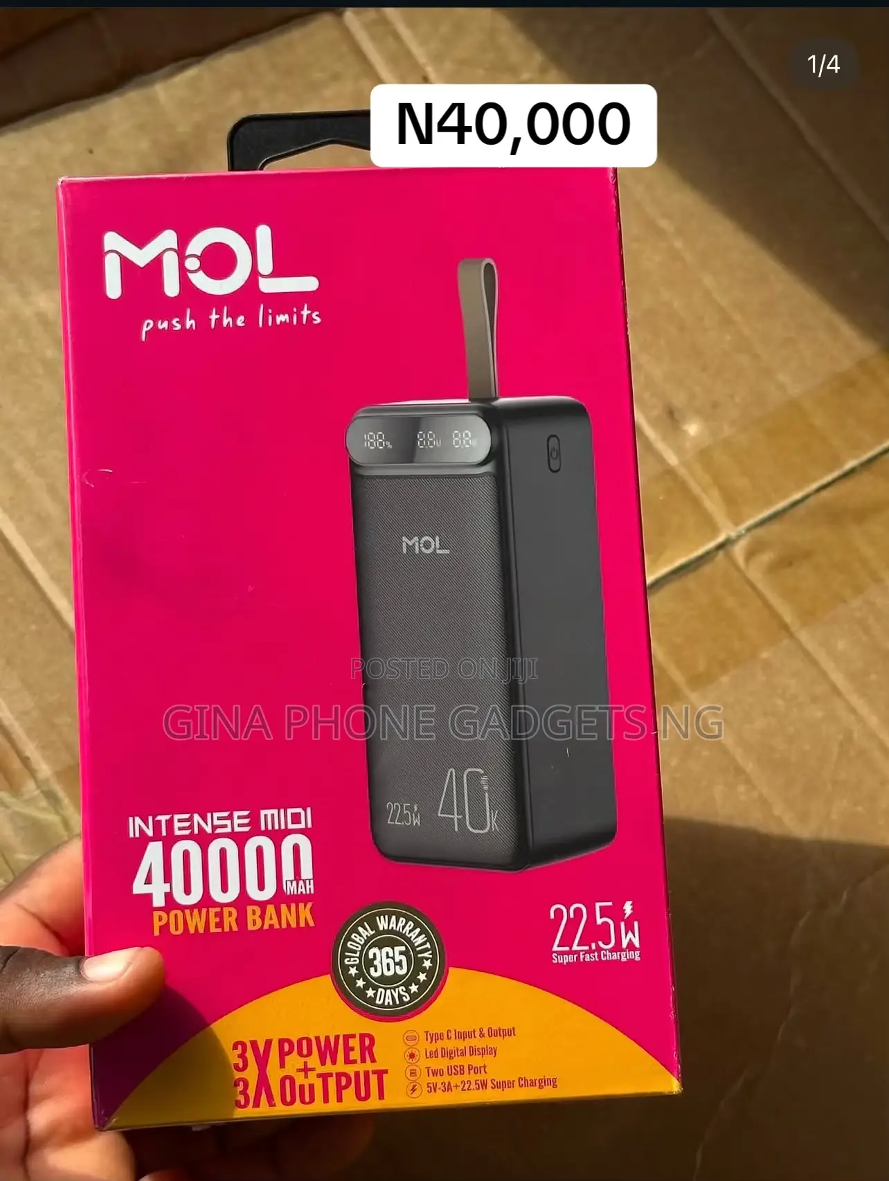 Power Bank (Mol 40000mah Power Bank )