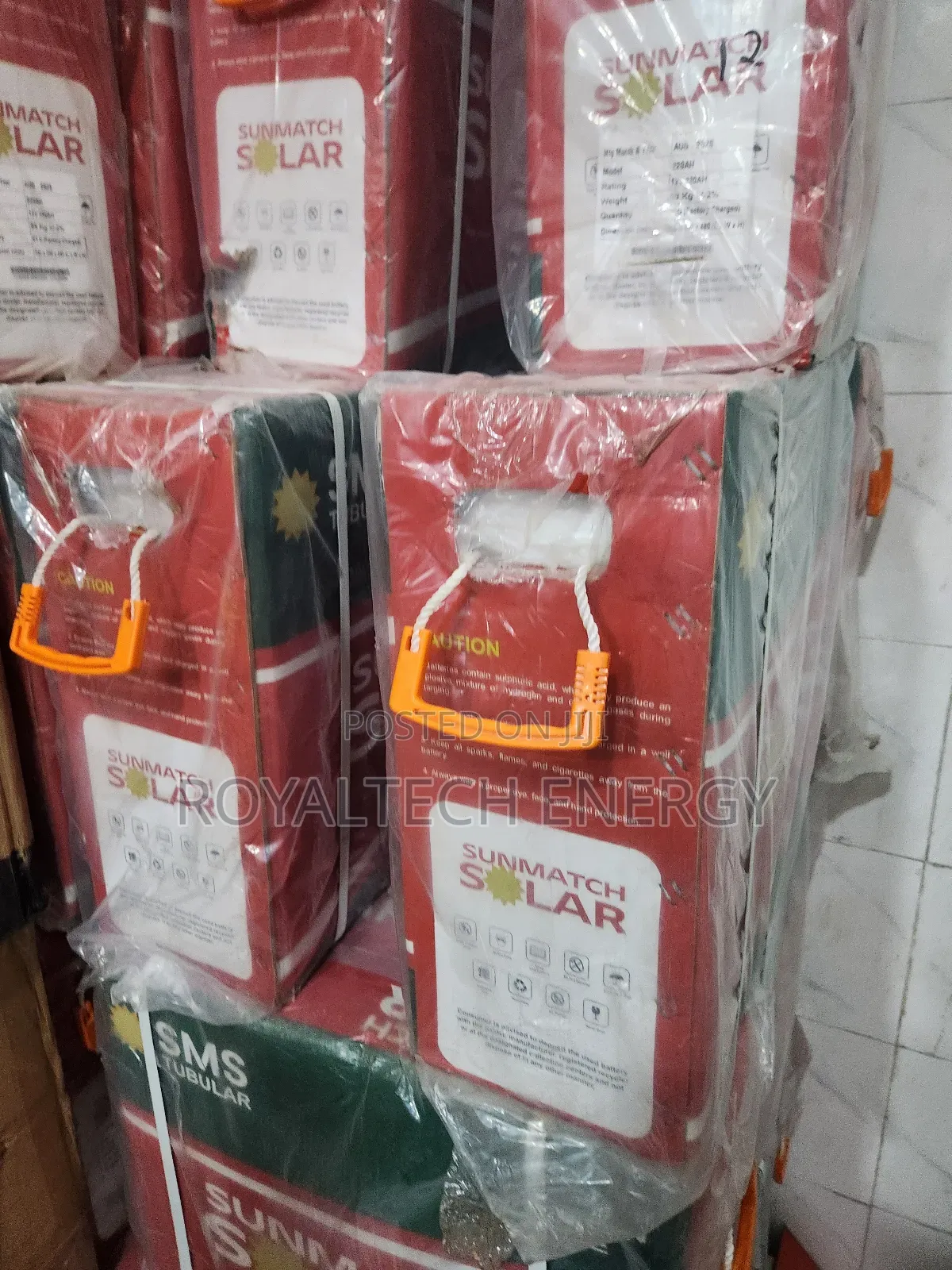 Sunmatch 220ah 12v Tubular Battery