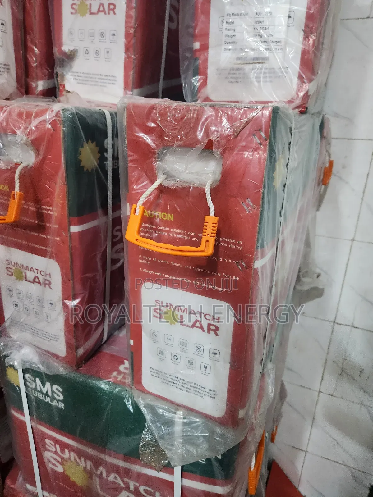 Sunmatch 220ah 12v Tubular Battery