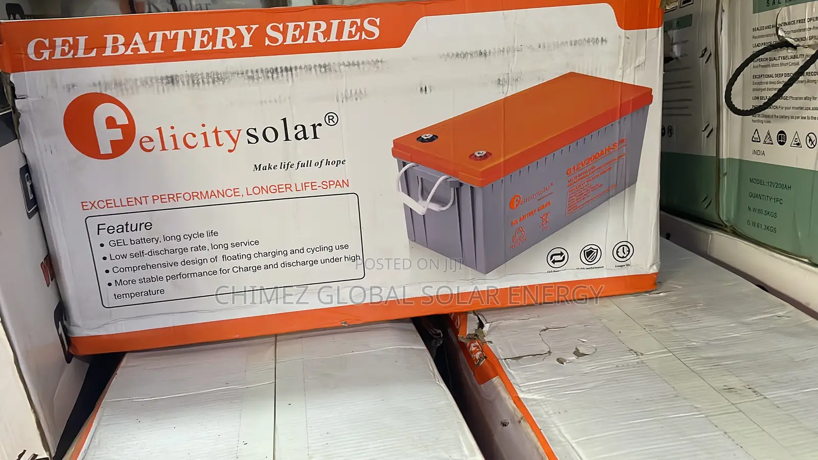 Felicity 200ah 12 Volts Battery