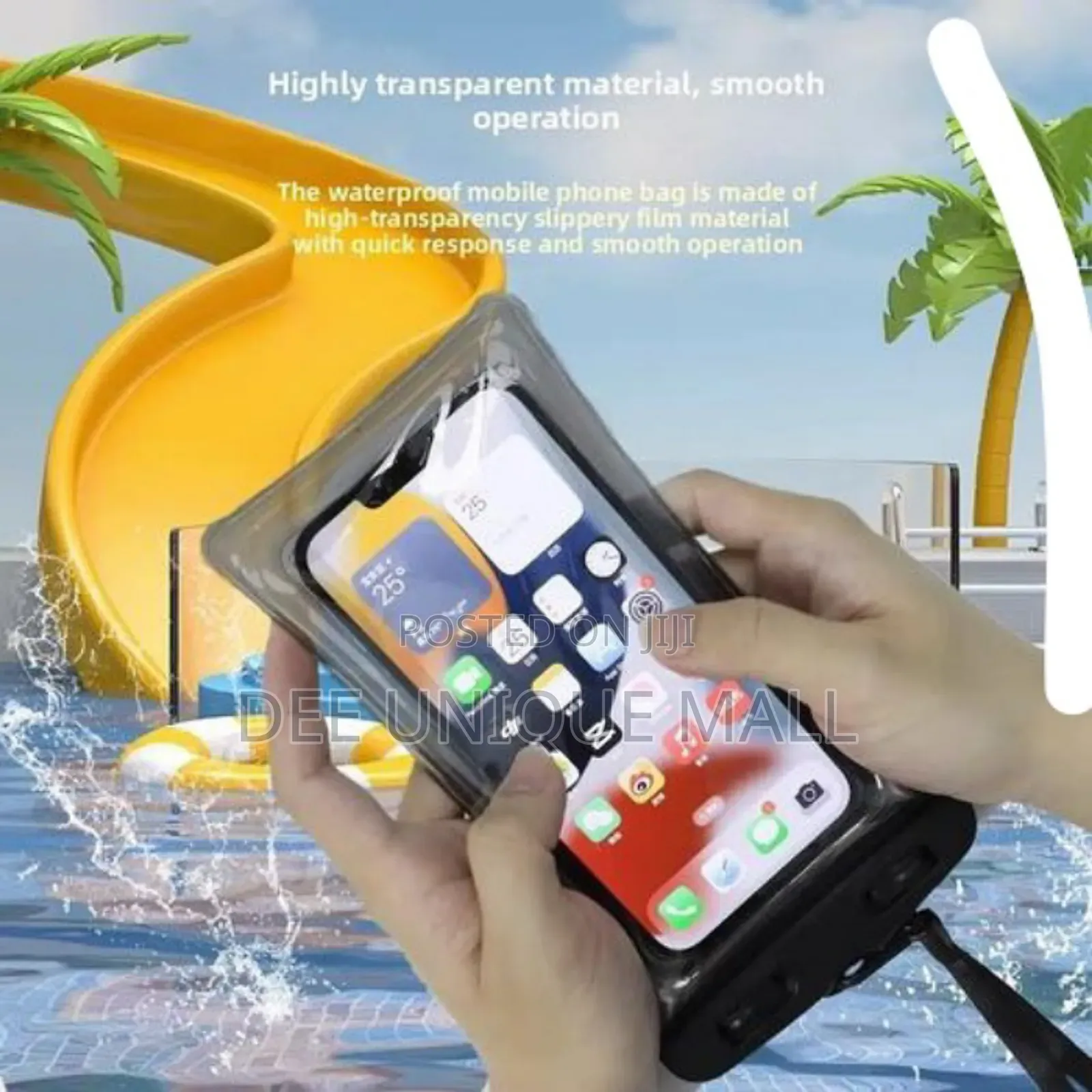 Phone Waterproof Pouch Transparent Touch-screen Drifting Swimming