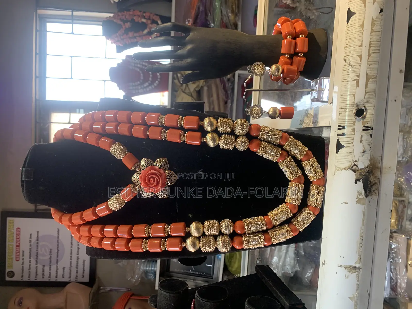 Coral Beaded Jewelry