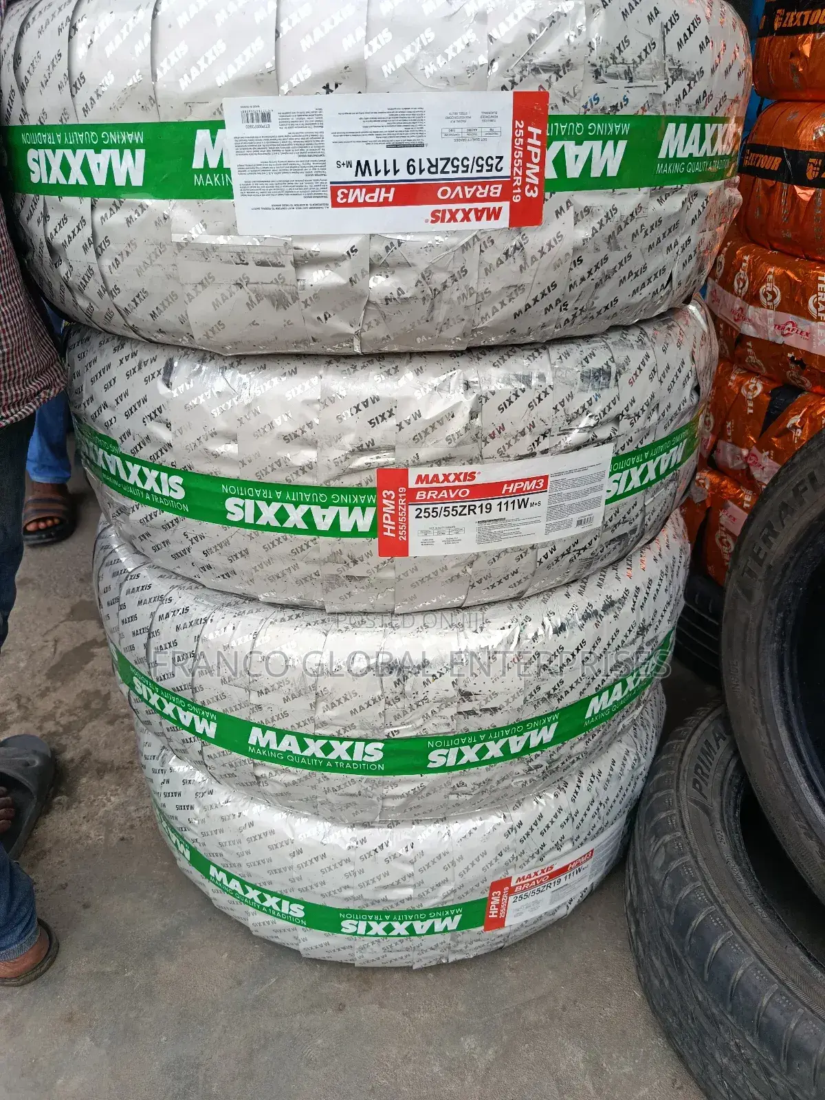 255/55r19 Maxxis Bravo Tyre