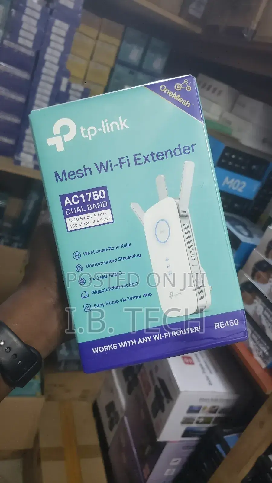 Tp-Link Re450 Mesh Wi-Fi Extender Ac1750