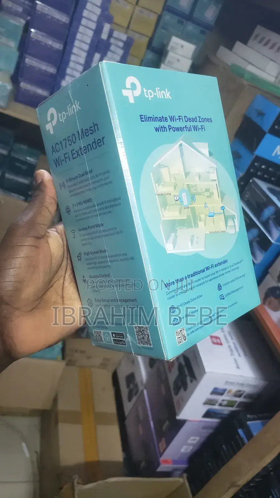 Tp-Link Re450 Mesh Wi-Fi Extender Ac1750