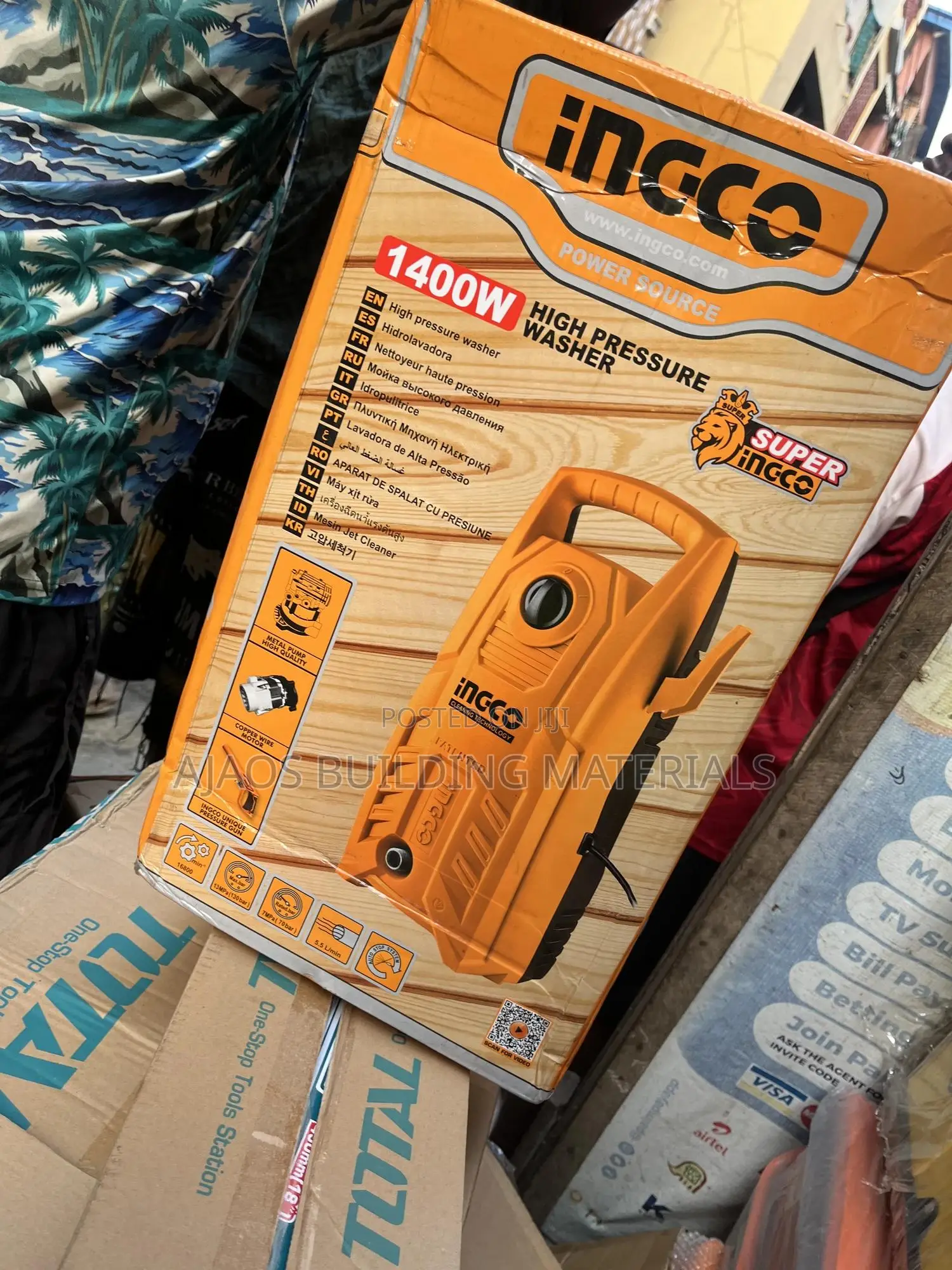 1400w High Pressure Washer