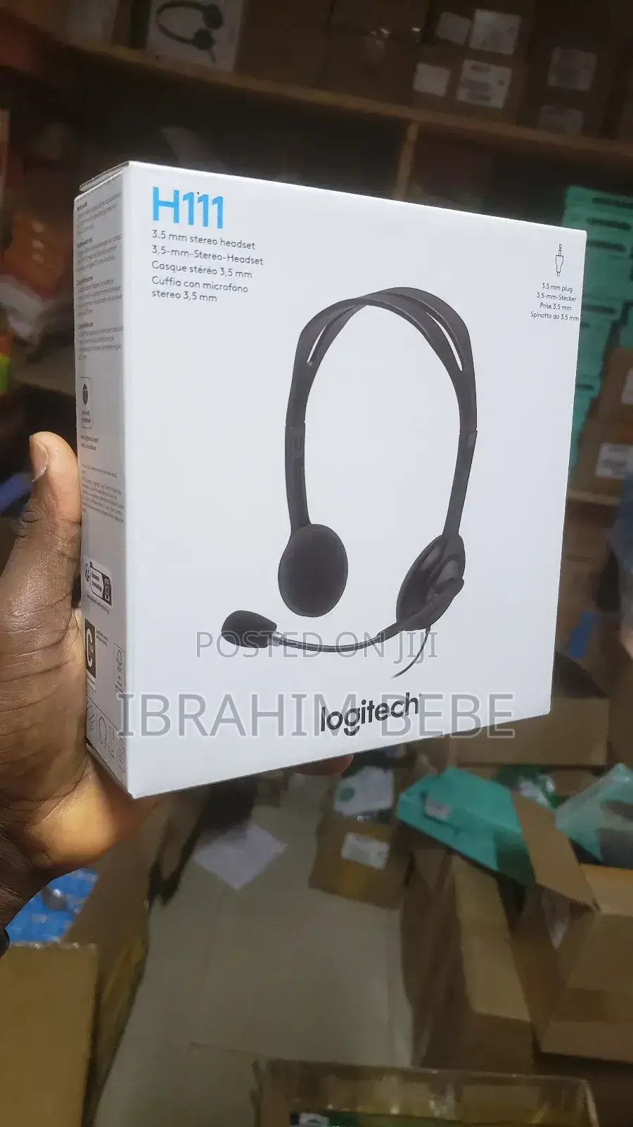 Logitech H111 3.5mm Stereo Auxiliary Wired Headset