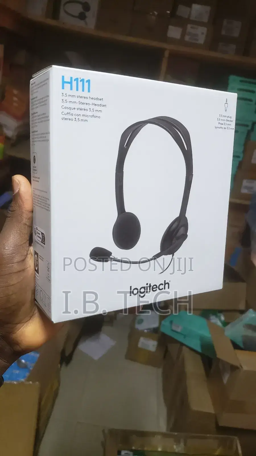 Logitech H111 3.5mm Stereo Auxiliary Wired Headset