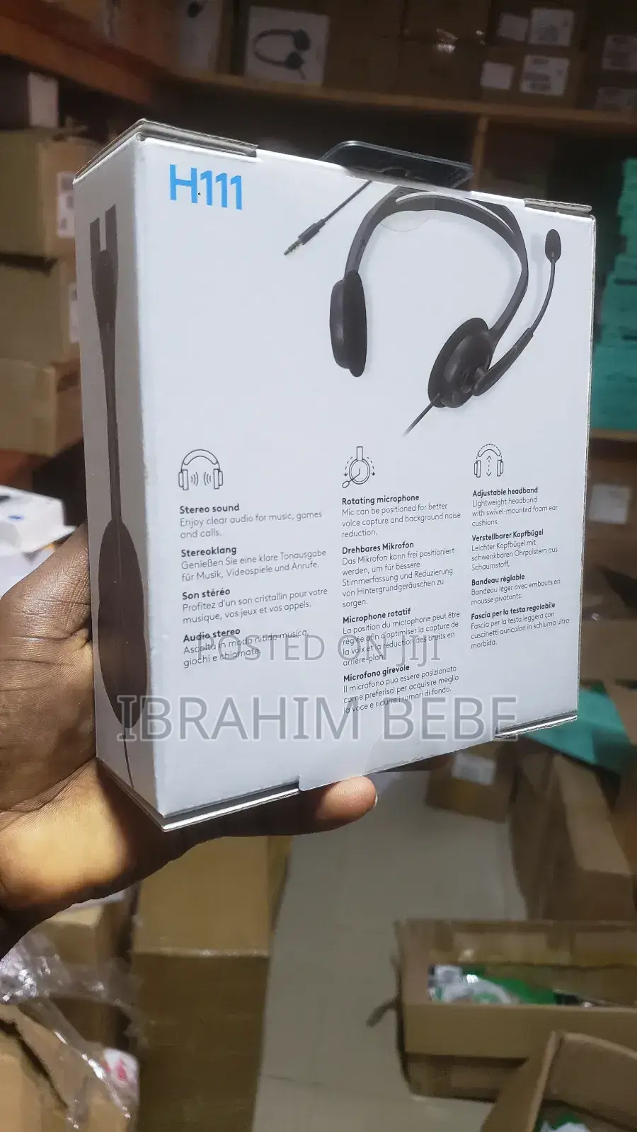 Logitech H111 3.5mm Stereo Auxiliary Wired Headset