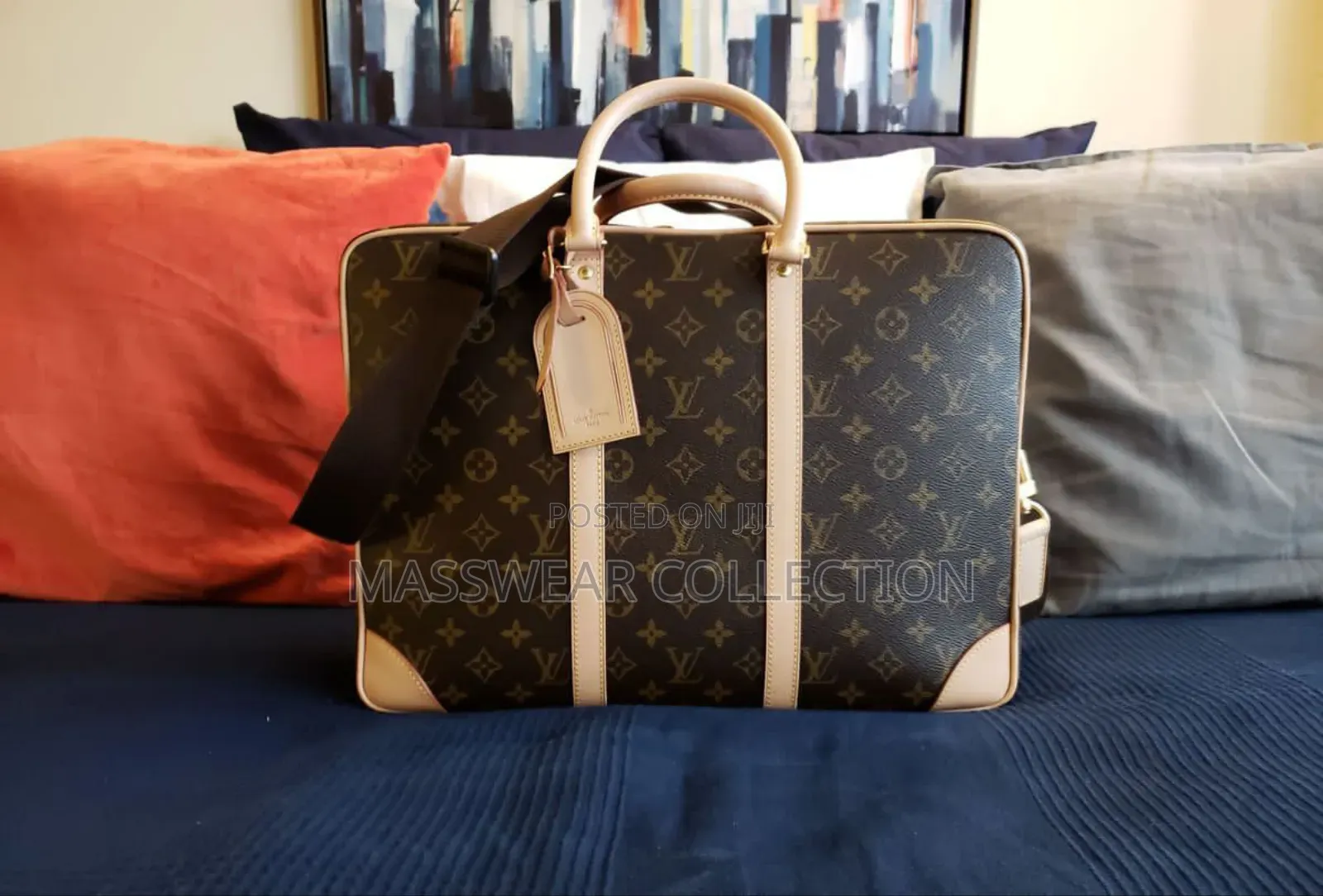 Leather Laptop/File Bag