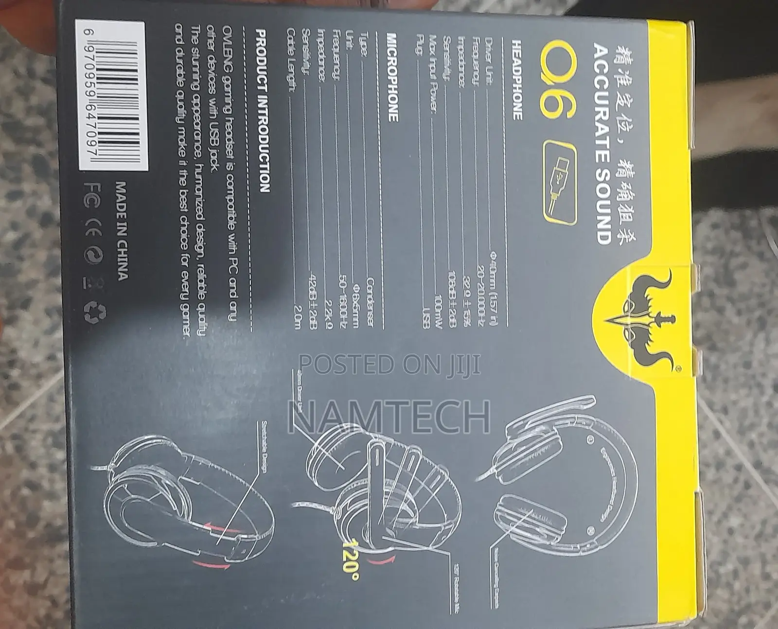 Ovleng Innate Voice Pc Gaming Headset Usb Port,