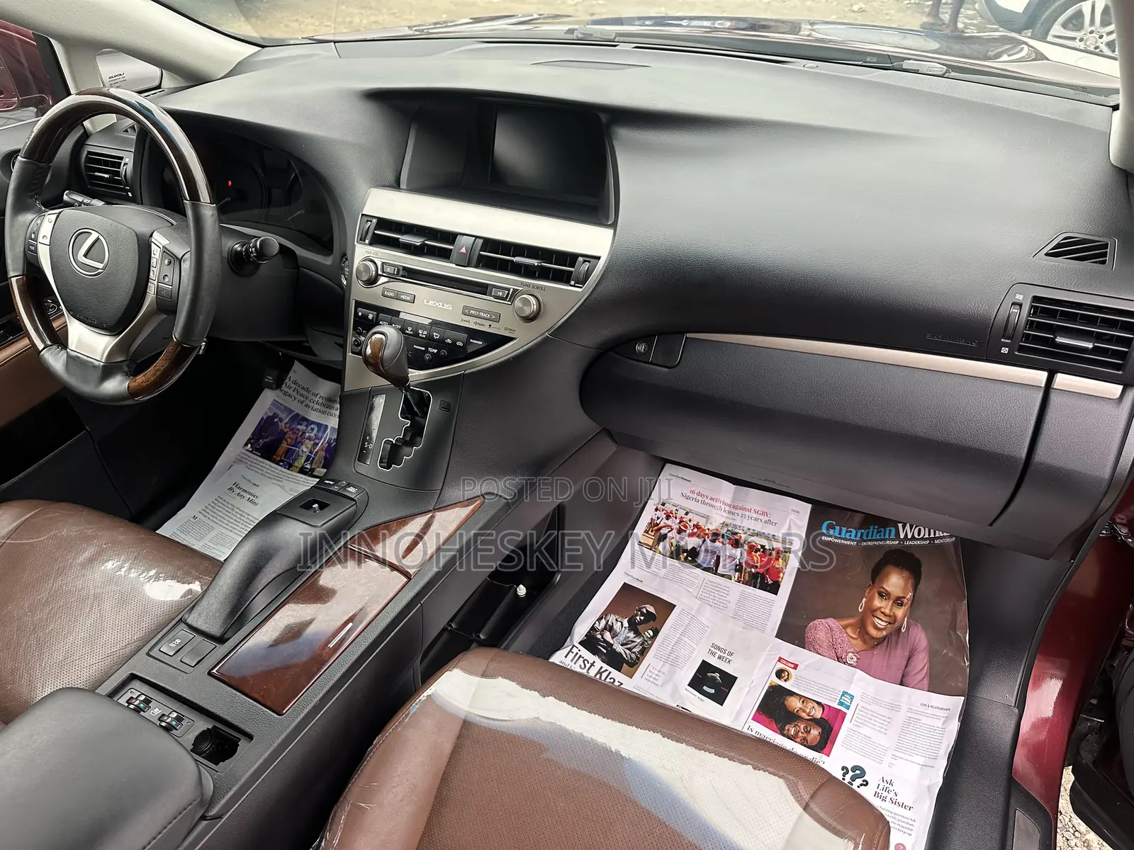 Lexus RX 350 FWD 2015 Burgundy