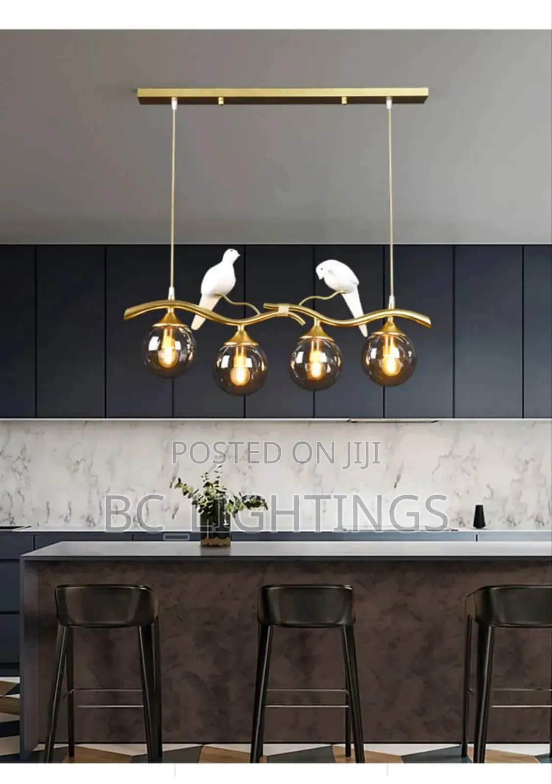 Modern Nordic Glass Chandelier Light Hu