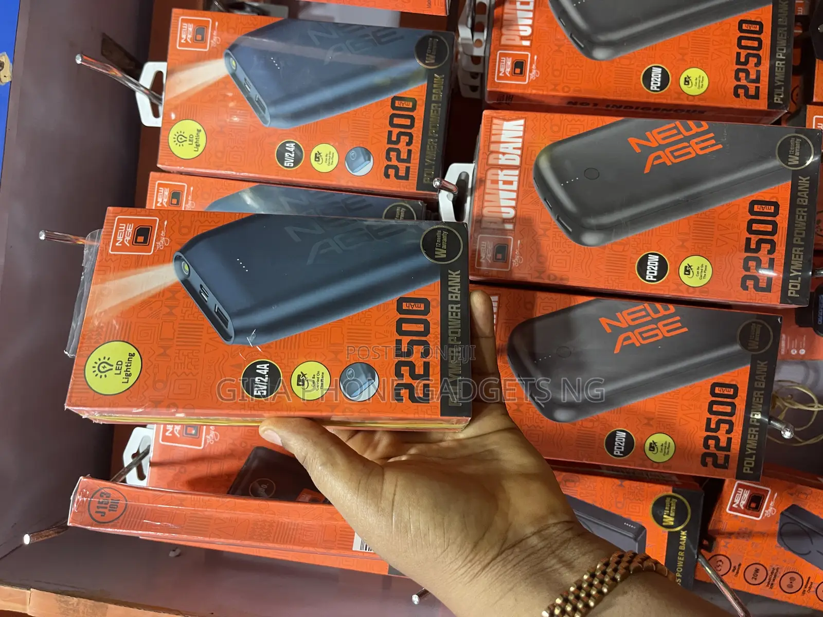 Power Bank (Newage 22500 Mah Led Lighting Power Bank )