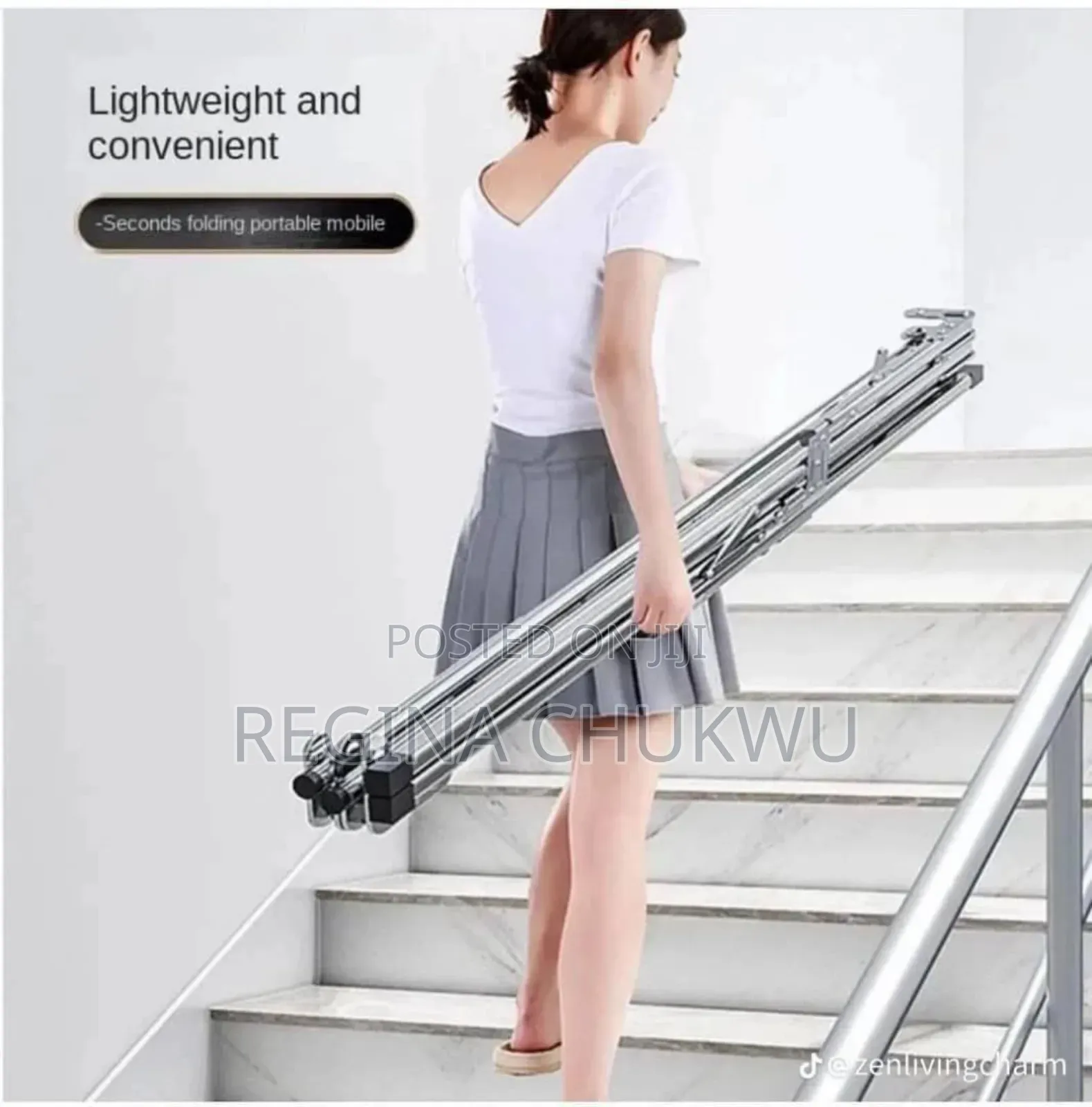 3 Pole Telescopic Cloth Hanger