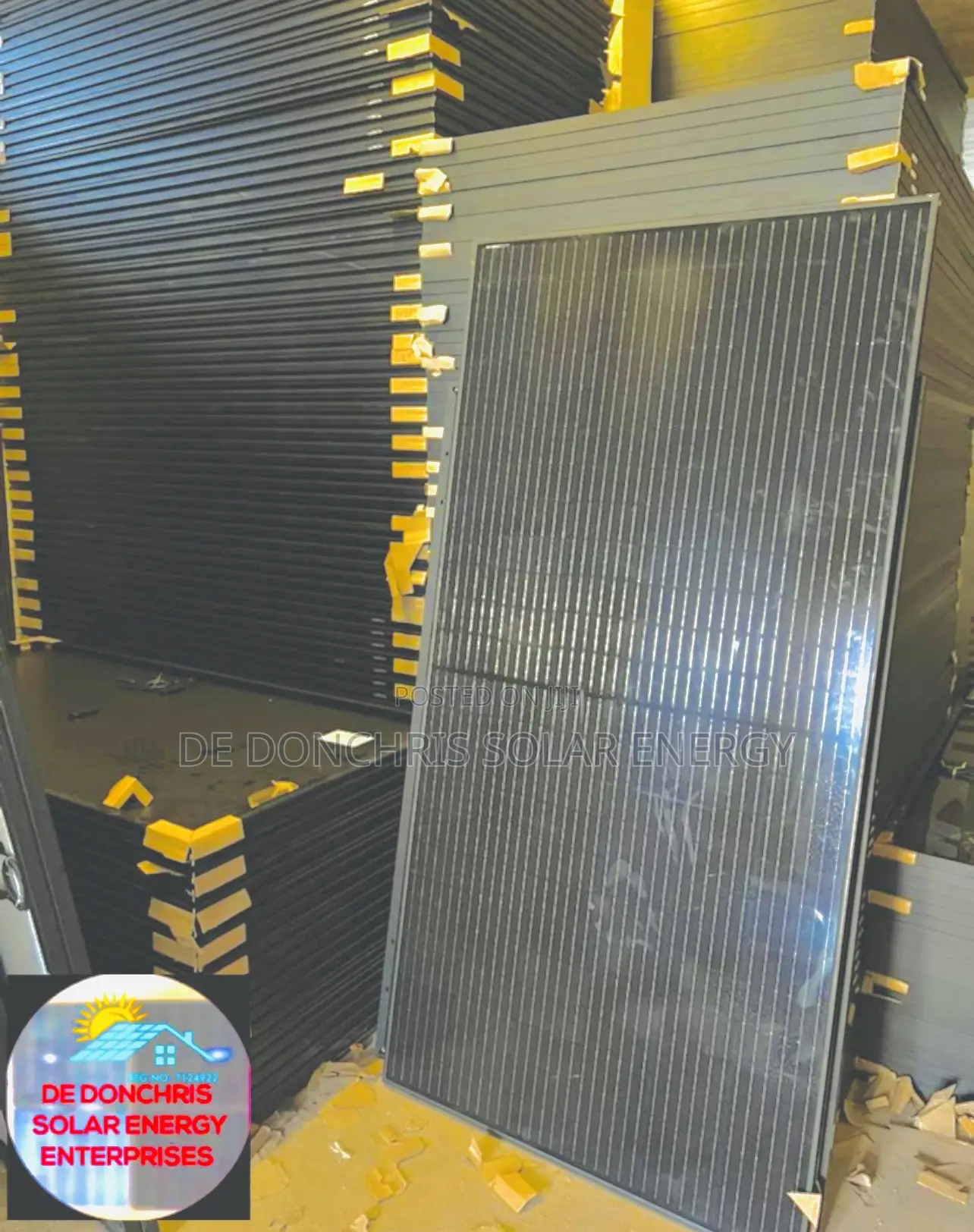 Original 450w Longi All Black Mono Solar Panels Available In Bulk