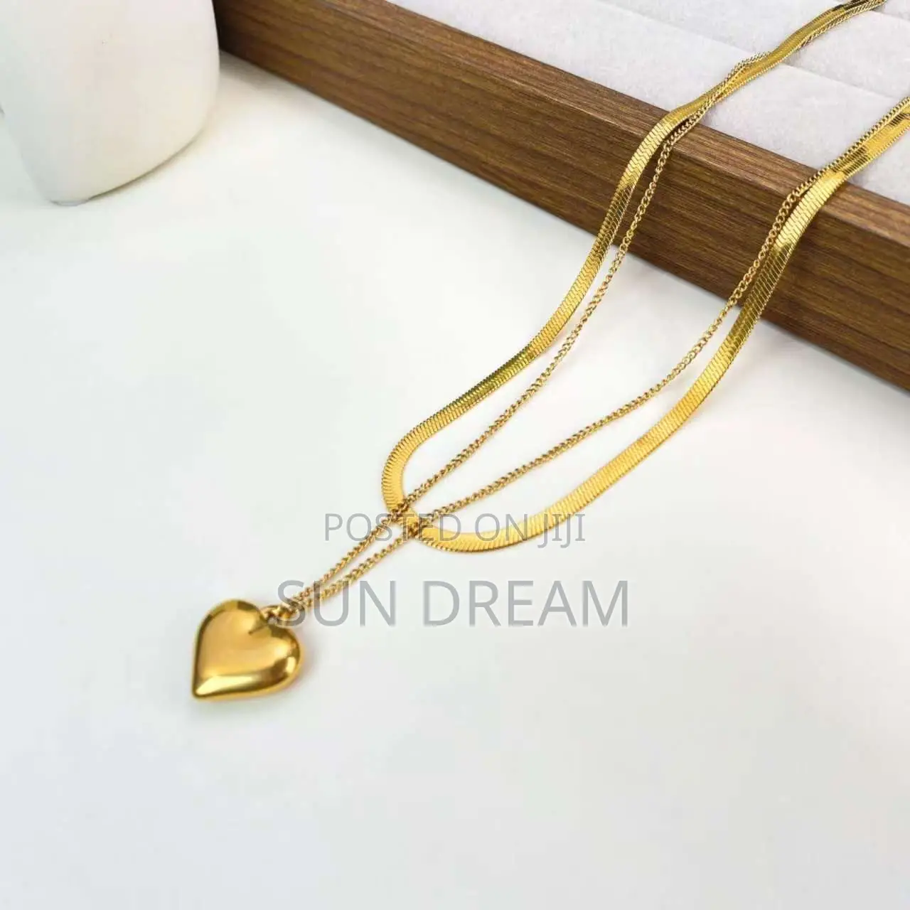 Lady Necklace Stainless Steel Gold Quality Lady Necklace