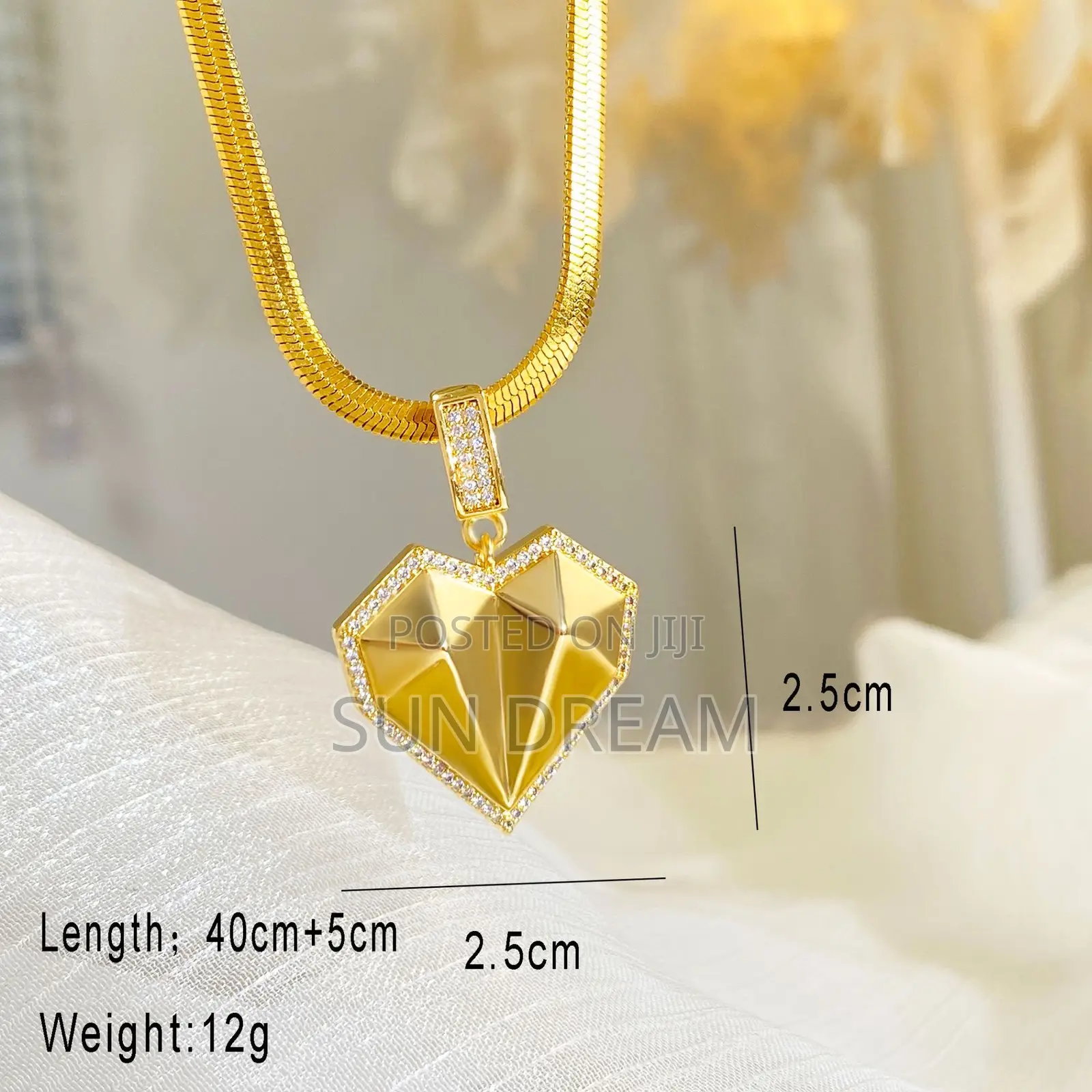 Lady Necklace Stainless Steel Gold Quality Lady Necklace