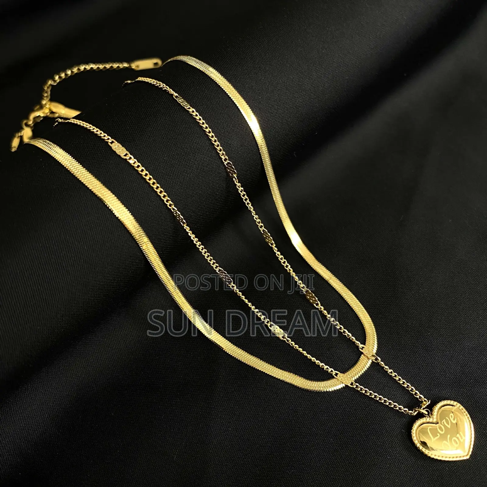 Lady Necklace Stainless Steel Gold Quality Lady Necklace
