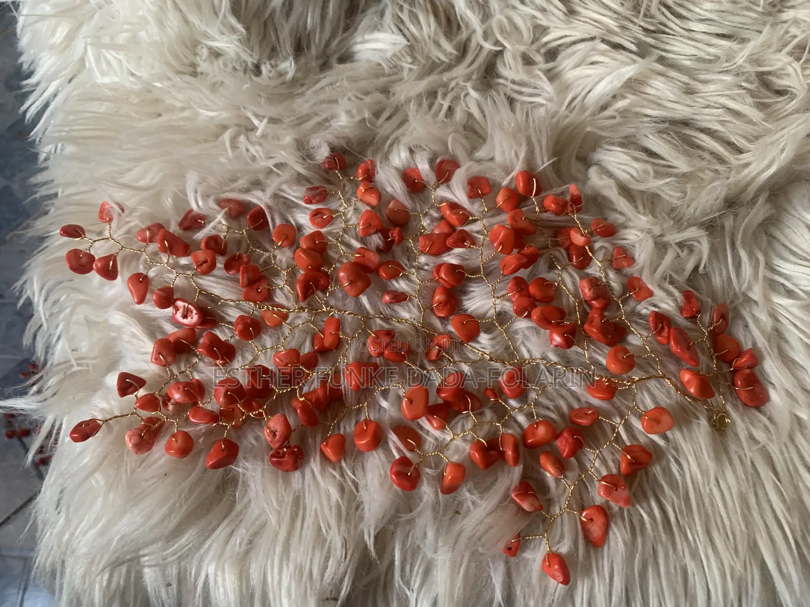 Beaded Hair Vine