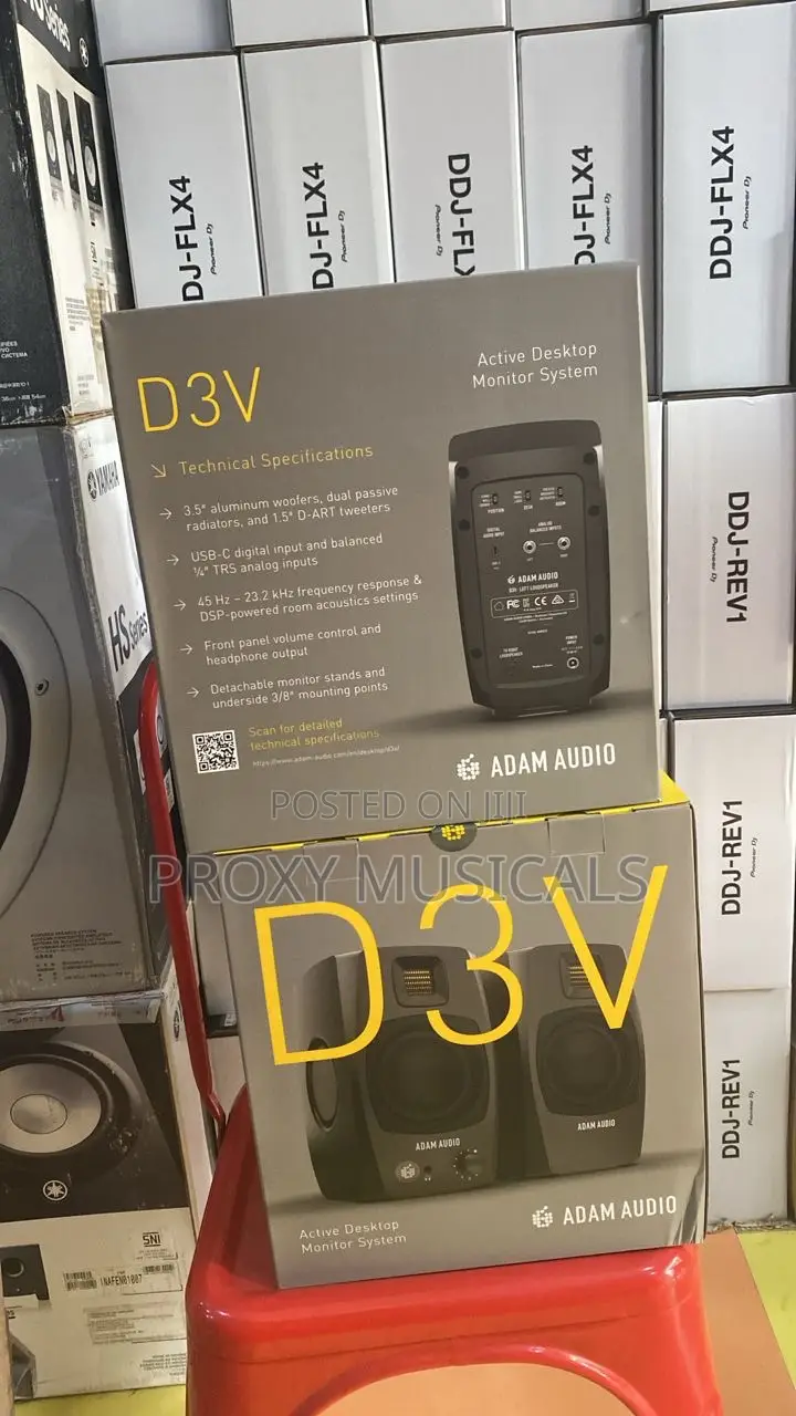 Adam Audio D3v Studios Monitor Speakers