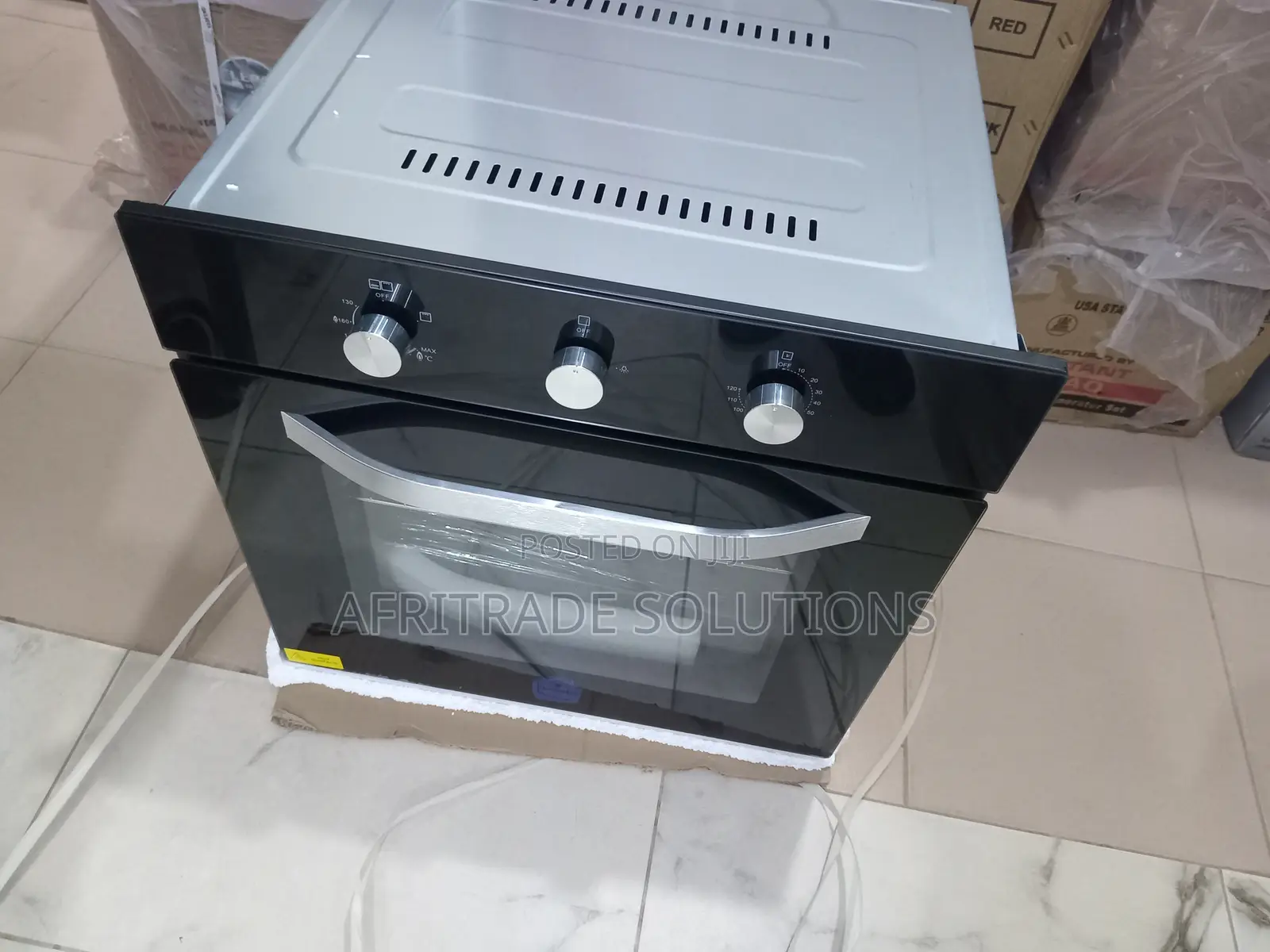 Homestar Hsqmb60-Bk 75l Large Capacity Black Oven