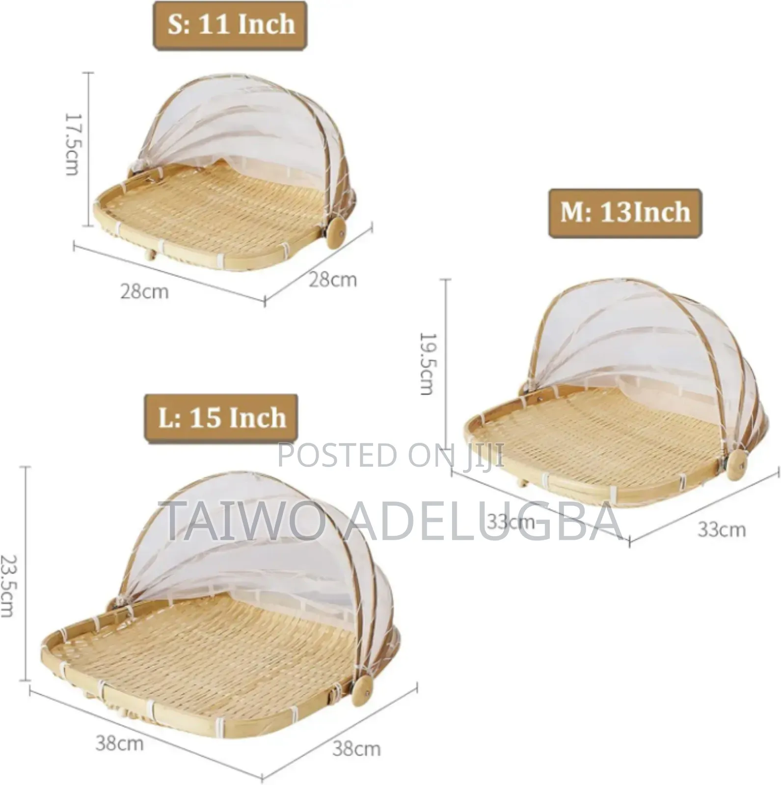 Bamboo Food/Fruit Dry Basket