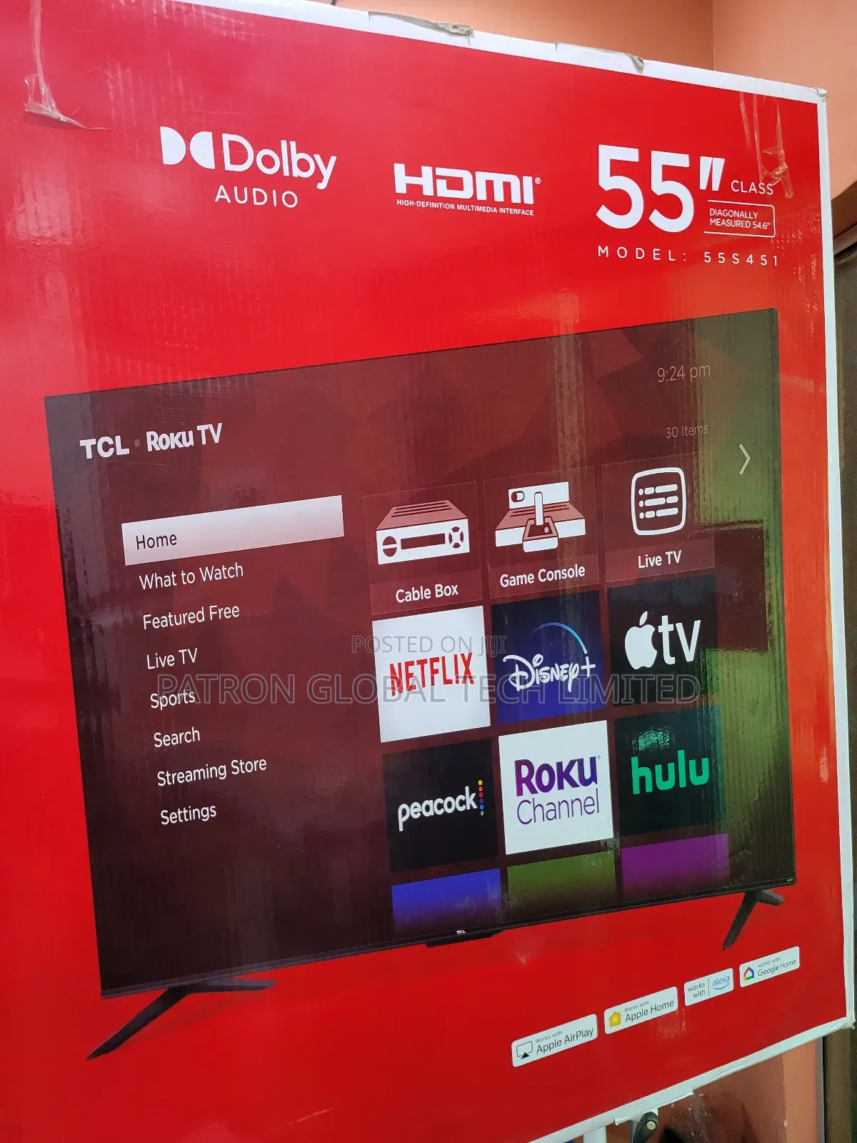 TCL Uhd 55" Smart Tv