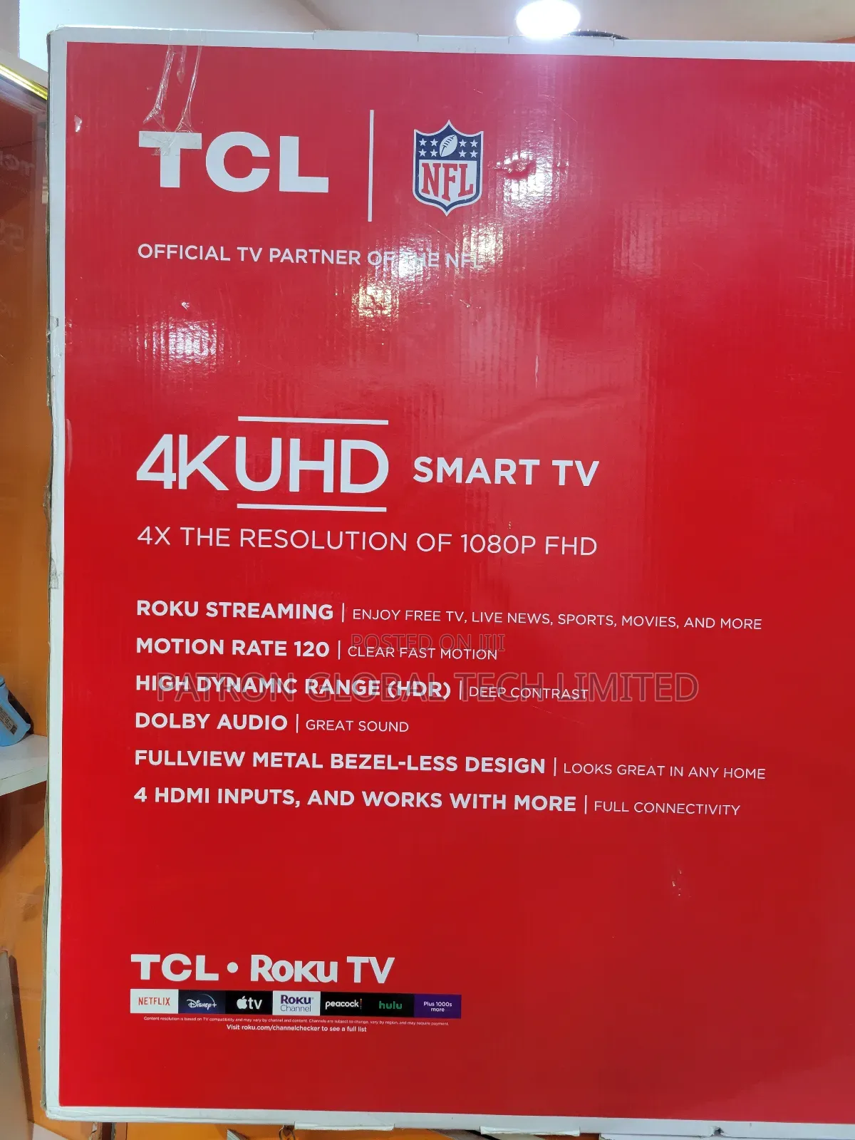 TCL Uhd 55" Smart Tv