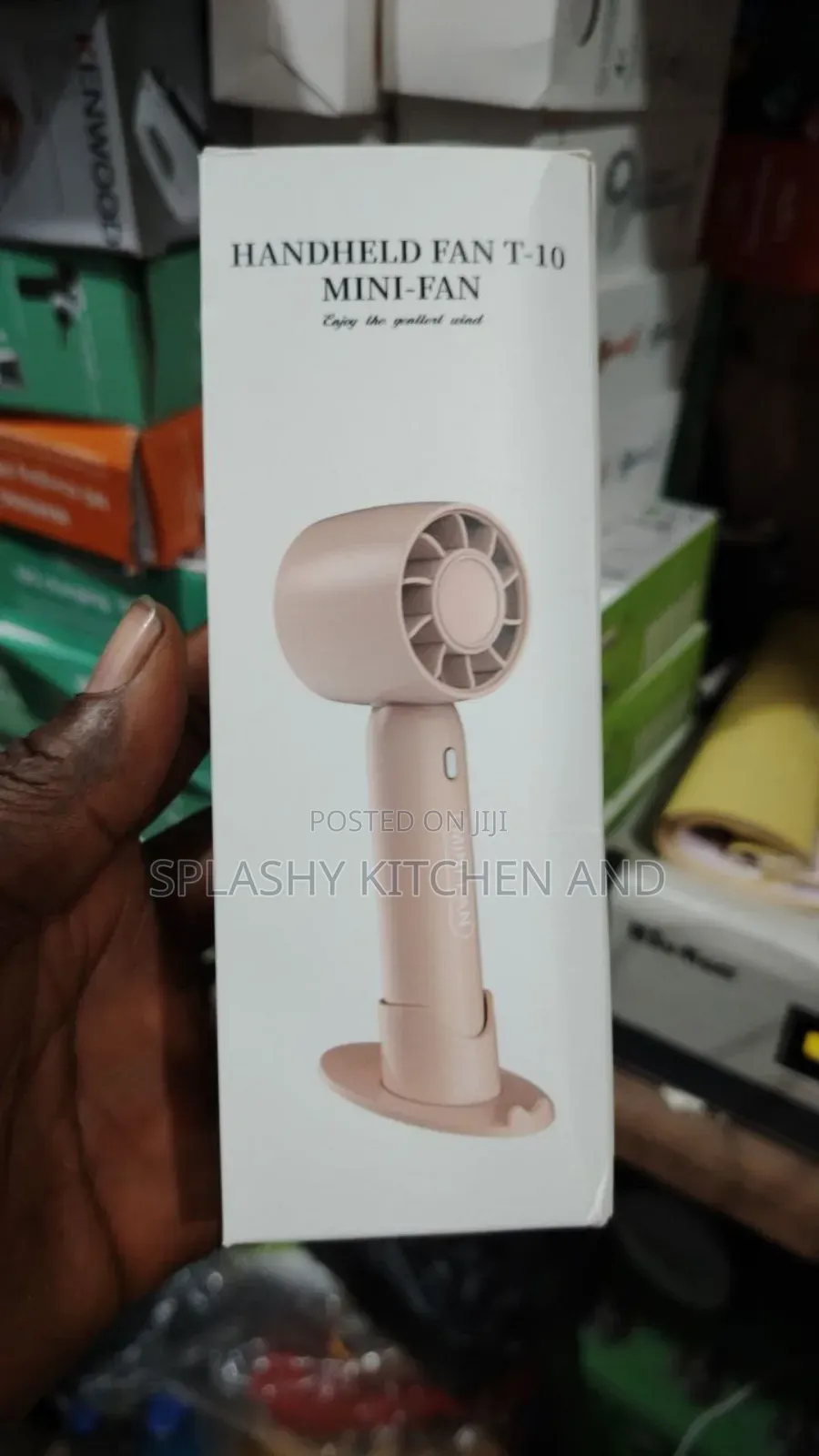 Handheld Digital Rechargeable Fan