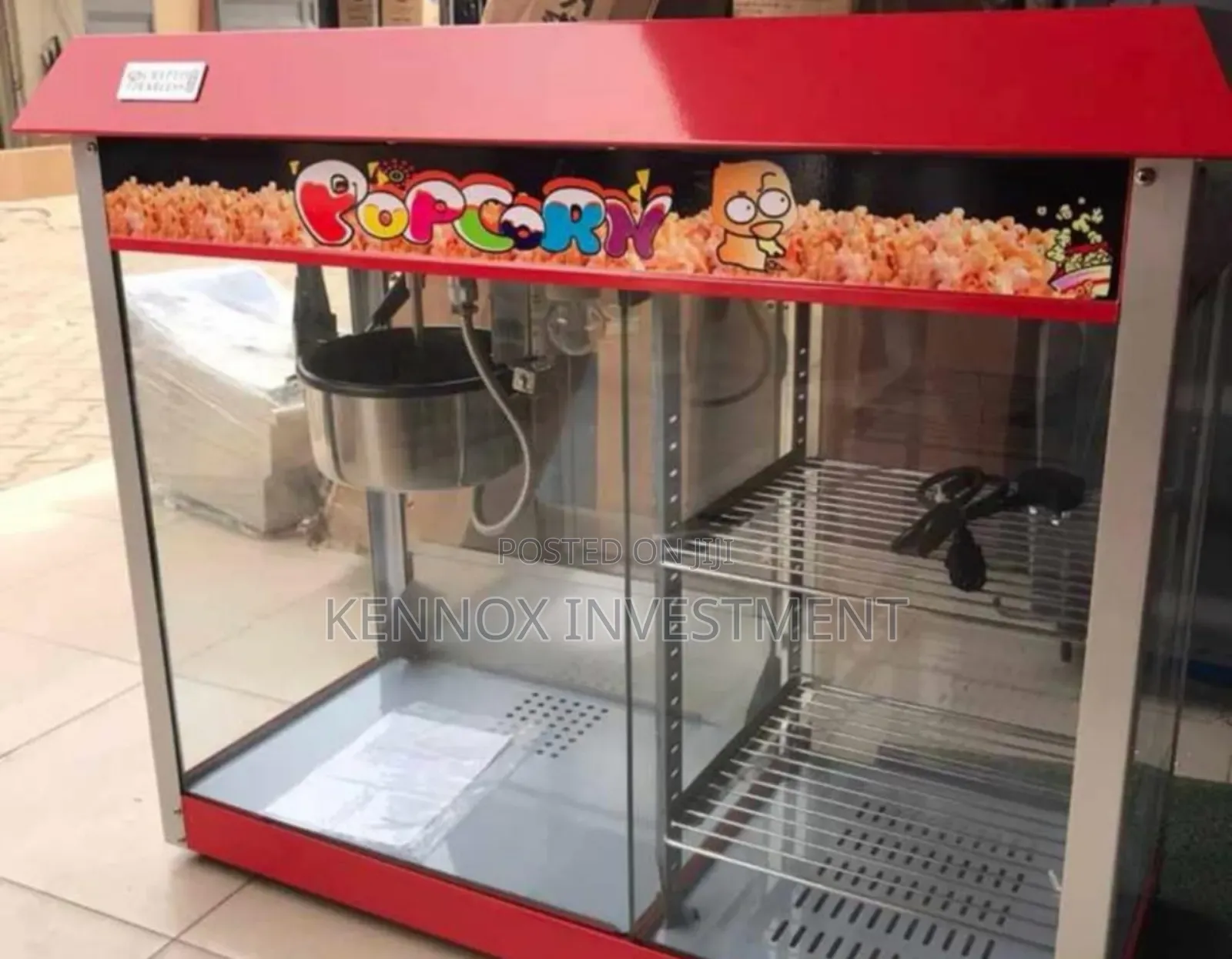 Imported Popcorn Machine With Warmer