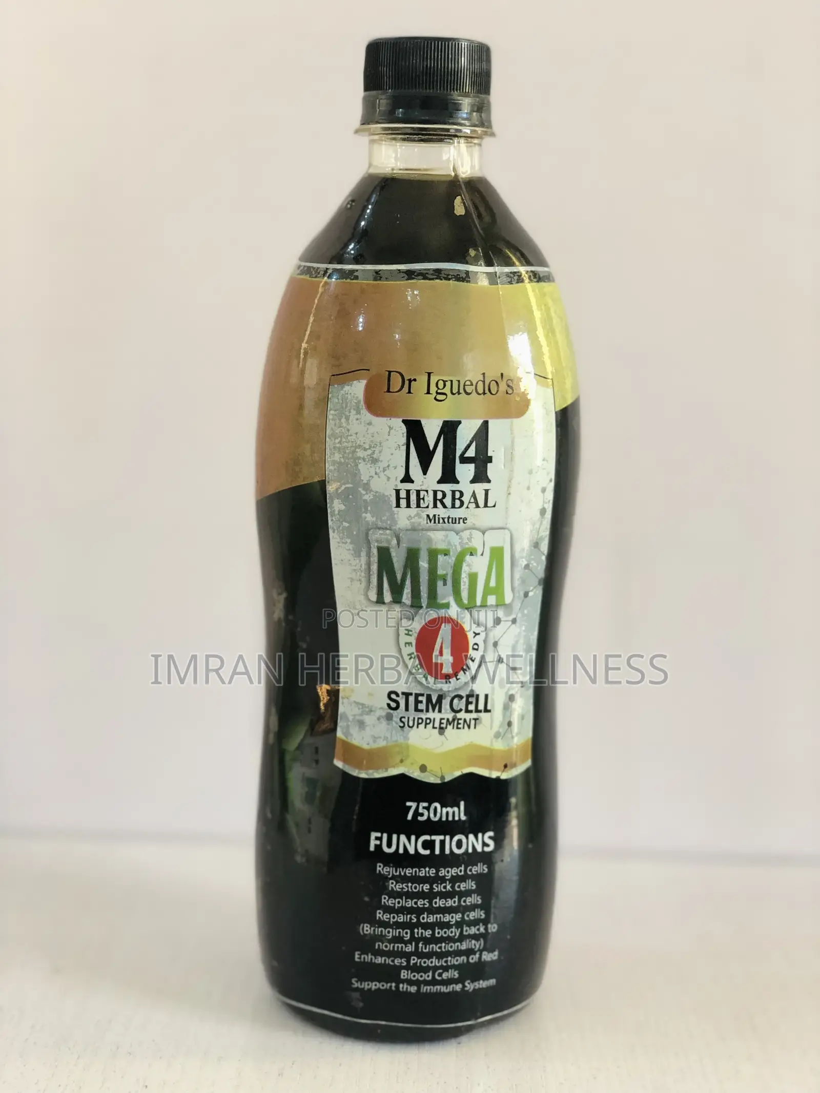Dr Iguedo's M4 Herbal Mixture (Mega 4)Stem Cell Supplement.