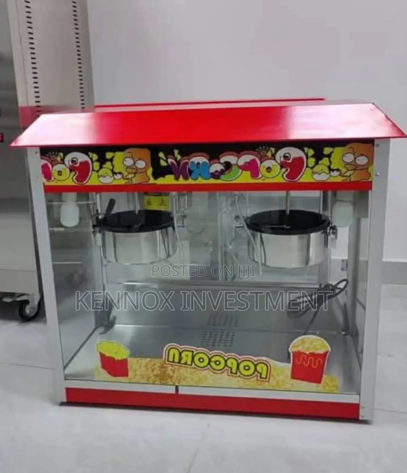 Imported Double Pot Popcorn Machine.