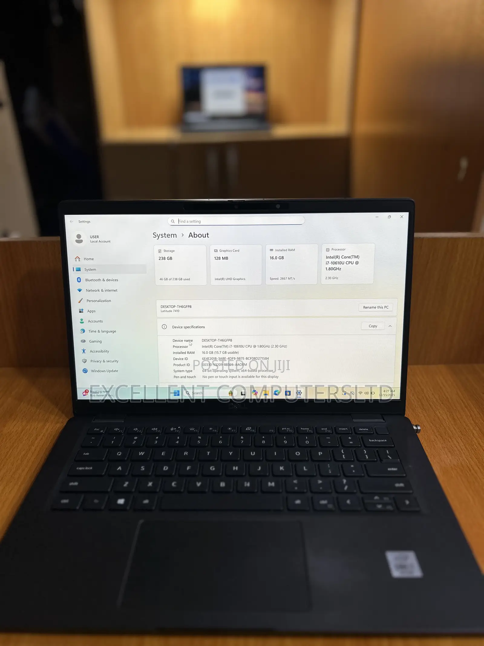 Laptop Dell Latitude 7410 16GB Intel Core i7 SSD 256GB