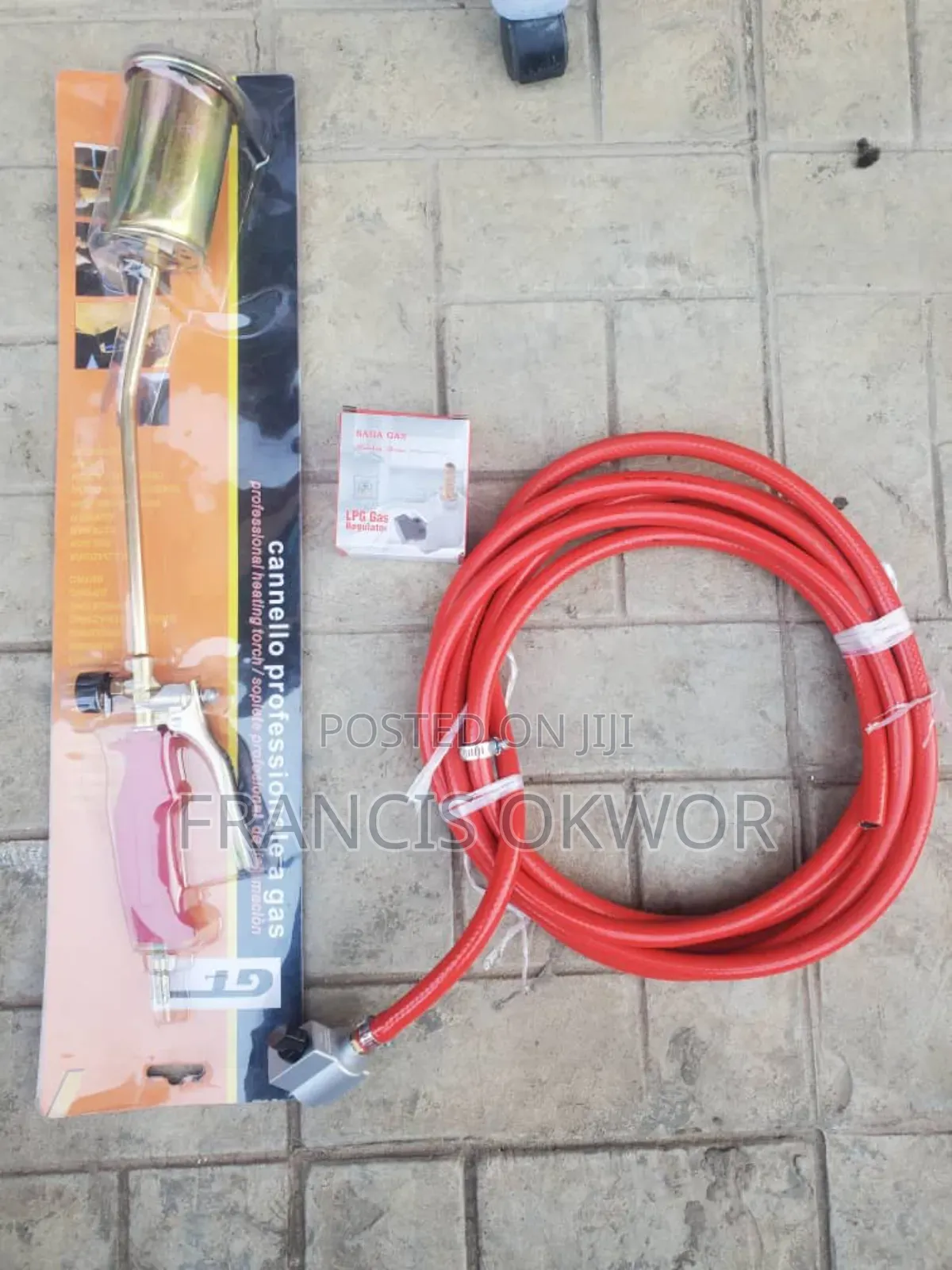Complete Set Heating Tourch With Hose Regulator and Clips