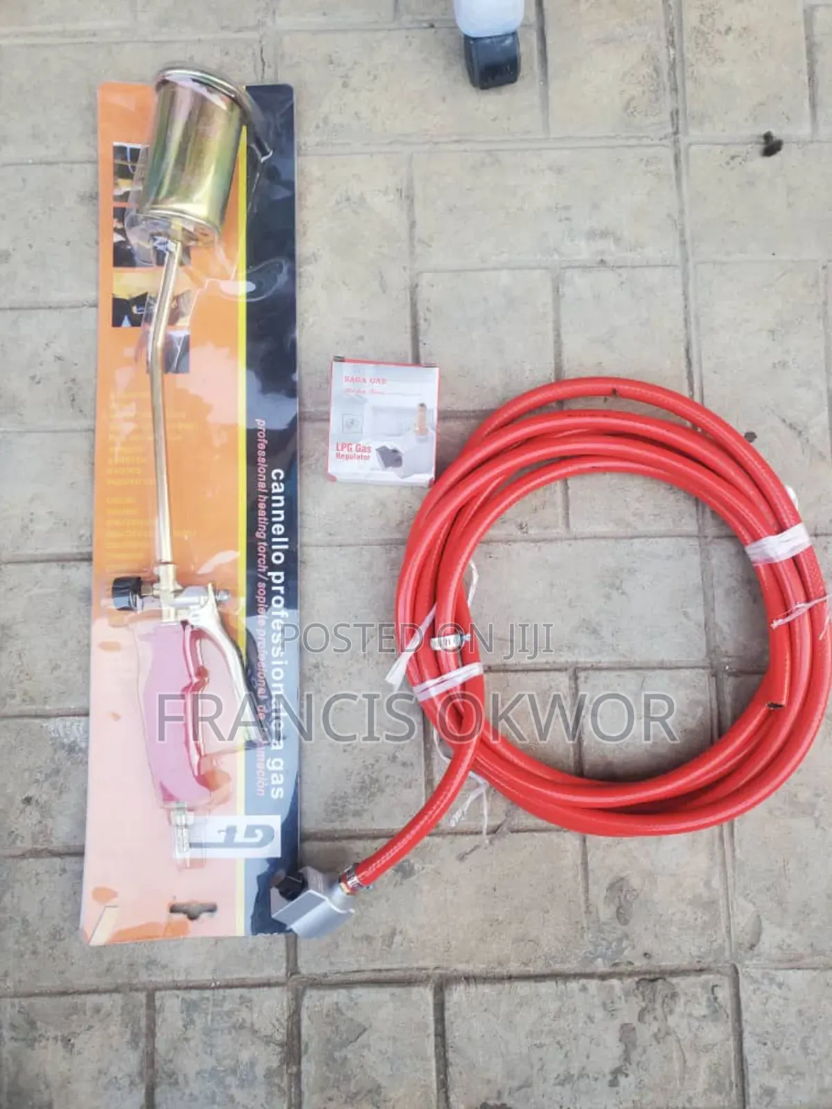 Complete Set Heating Tourch With Hose Regulator and Clips