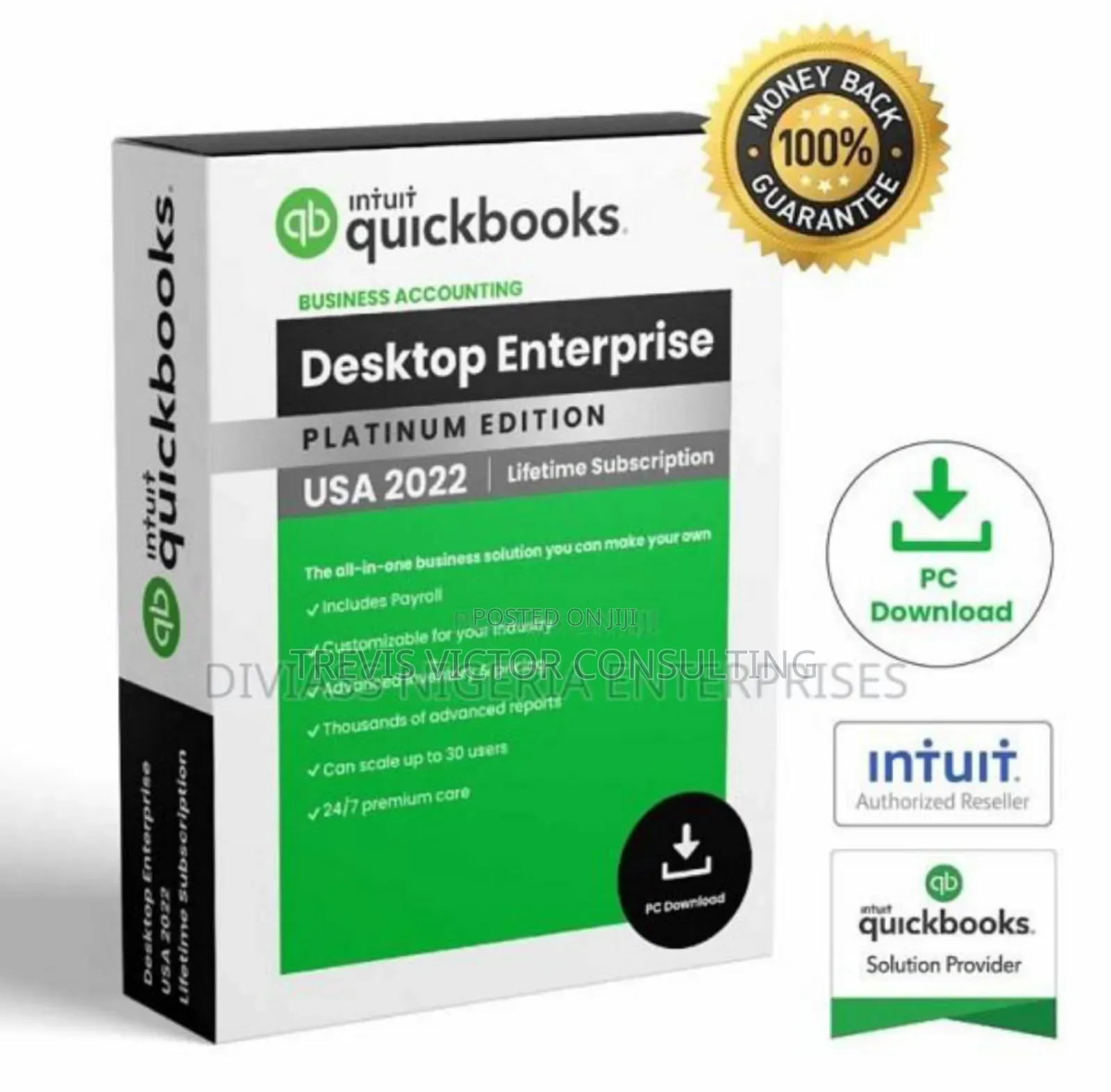 Quickbooks Enterprise Platinum Edition 24.0 for 10 Users