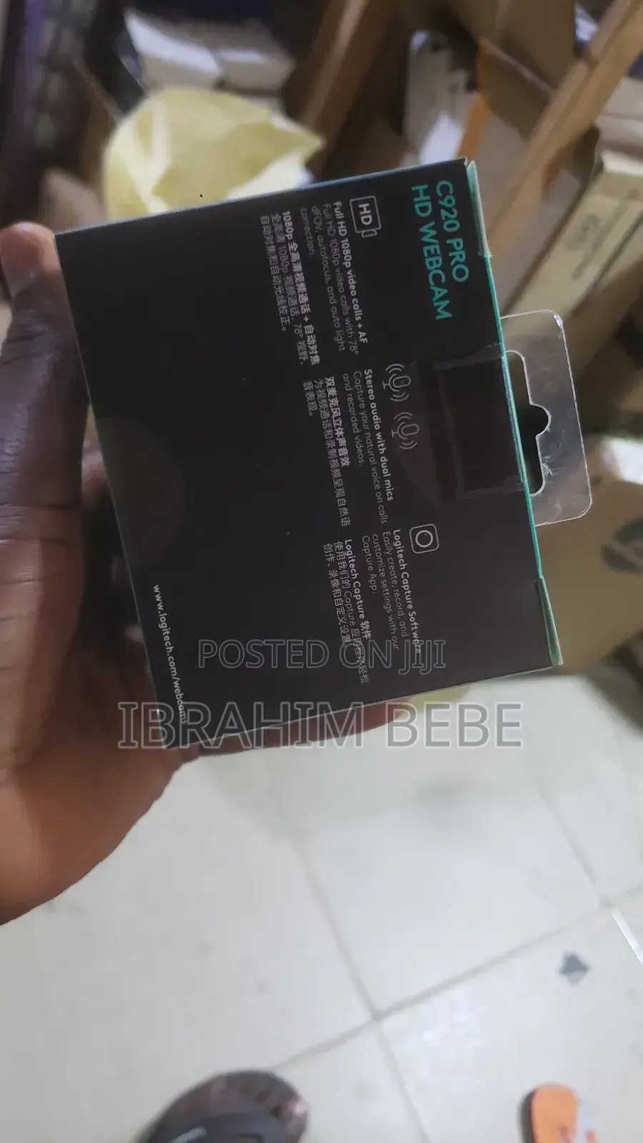 Logitech Original C920 Pro 1080p Full Hd Webcam