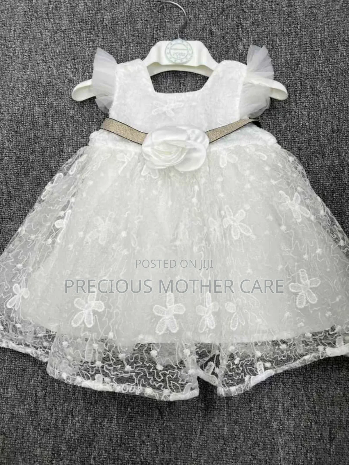 Baby Girl Christening Gown White